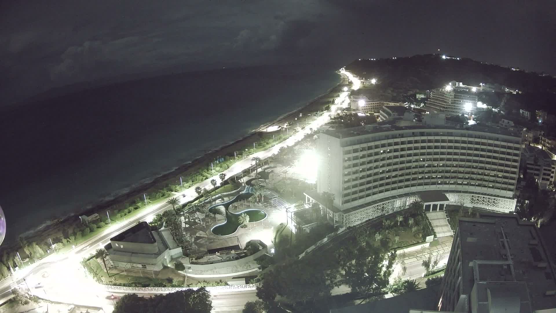 Rhodes, Paralia Ixia Beach Live Cam - Ialysos, Rhodes (Ródos), Dodacanese, South Aegean (Periféreia Notíou Aigaíou), Greece