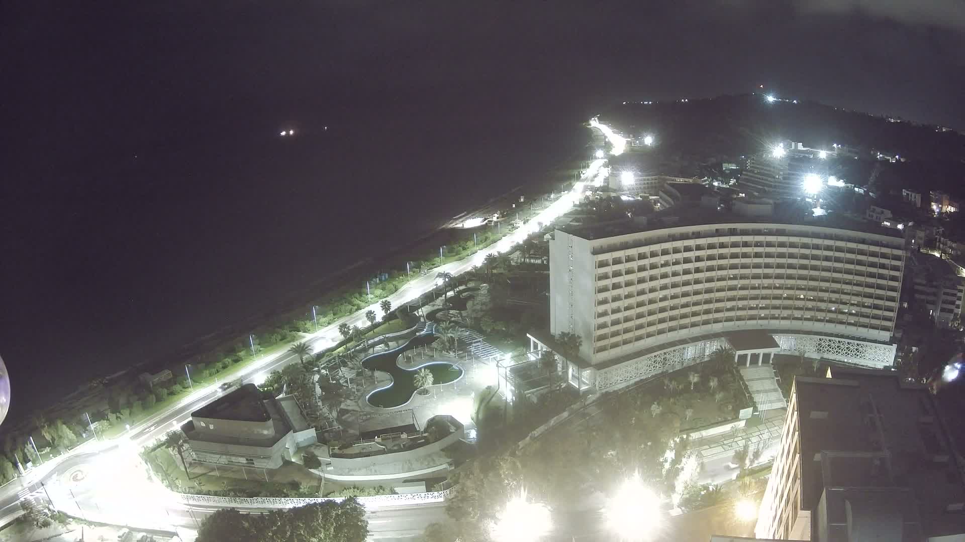 Rhodes, Paralia Ixia Beach Live Cam - Ialysos, Rhodes (Ródos), Dodacanese, South Aegean (Periféreia Notíou Aigaíou), Greece