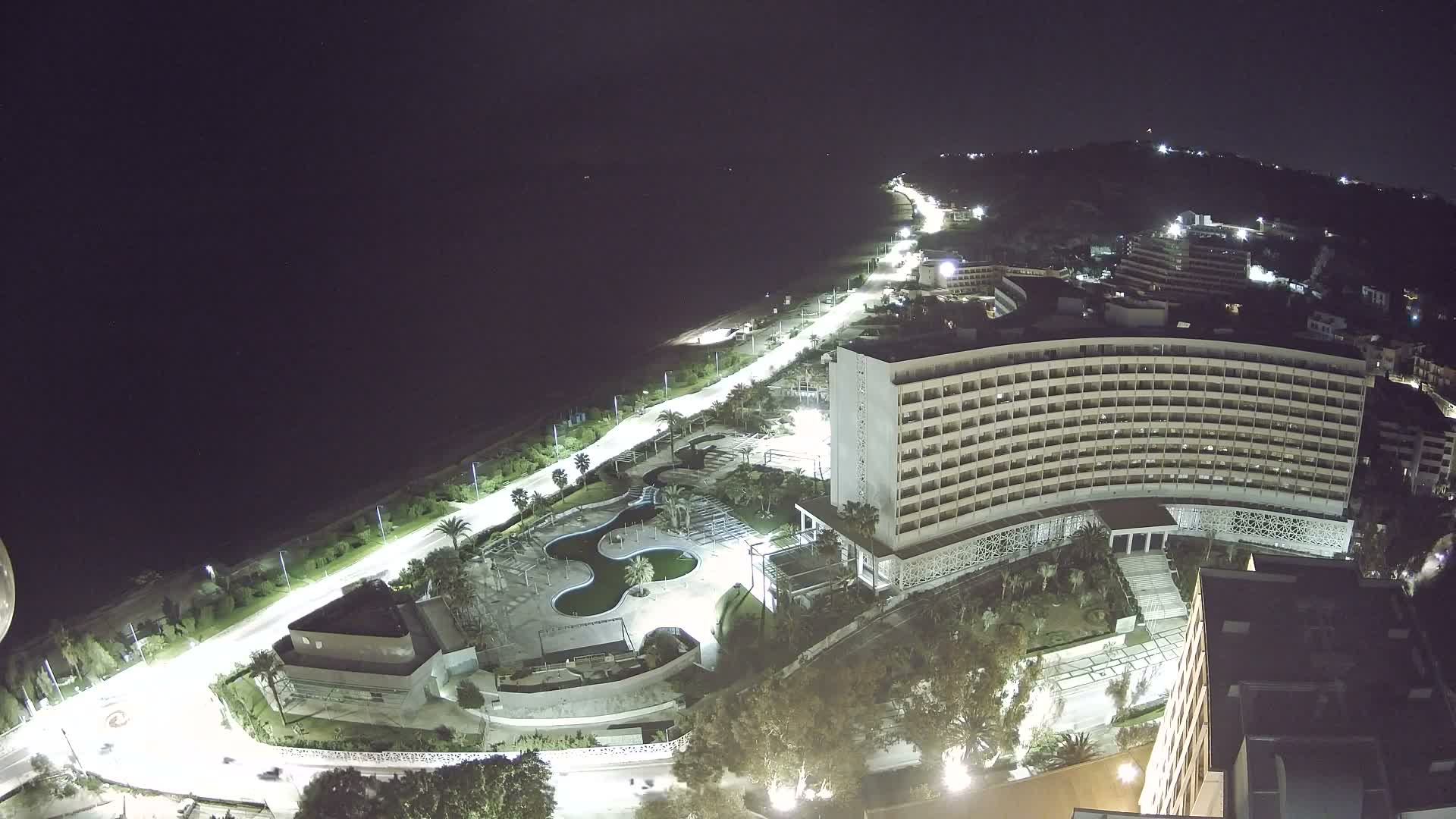 Rhodes, Paralia Ixia Beach Live Cam - Ialysos, Rhodes (Ródos), Dodacanese, South Aegean (Periféreia Notíou Aigaíou), Greece