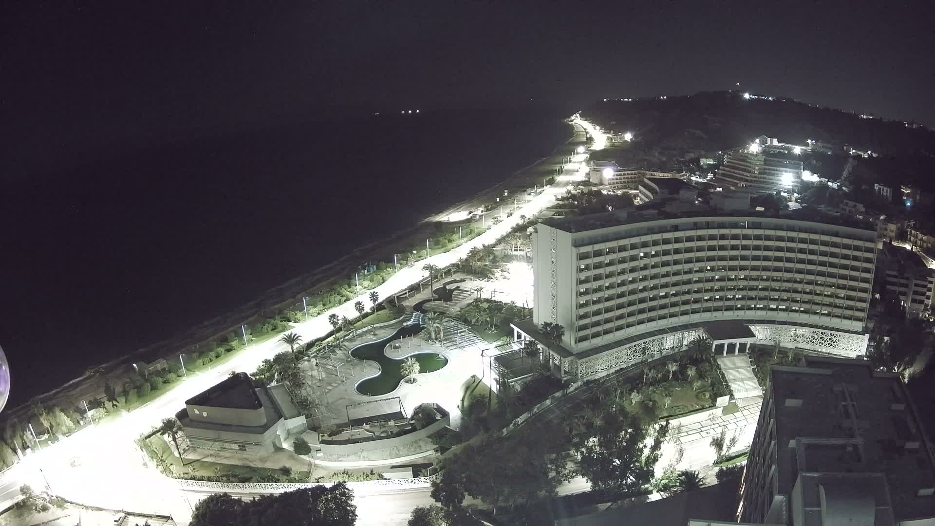 Rhodes, Paralia Ixia Beach Live Cam - Ialysos, Rhodes (Ródos), Dodacanese, South Aegean (Periféreia Notíou Aigaíou), Greece