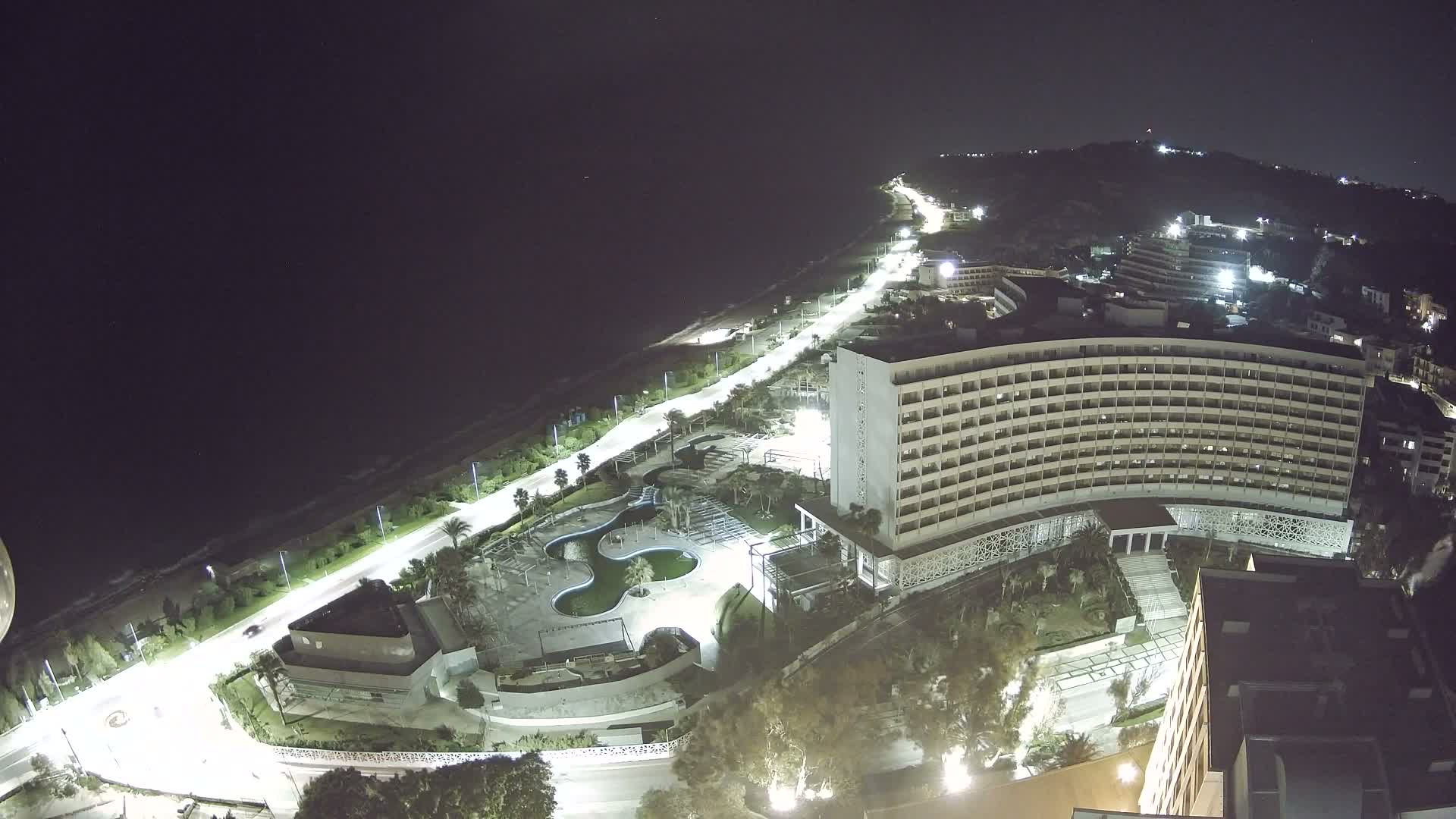 Rhodes, Paralia Ixia Beach Live Cam - Ialysos, Rhodes (Ródos), Dodacanese, South Aegean (Periféreia Notíou Aigaíou), Greece