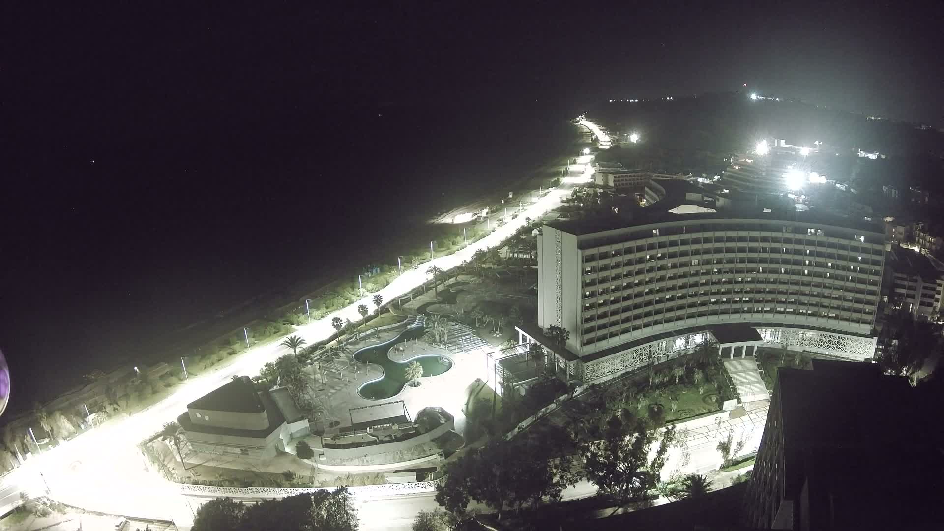 Rhodes, Paralia Ixia Beach Live Cam - Ialysos, Rhodes (Ródos), Dodacanese, South Aegean (Periféreia Notíou Aigaíou), Greece