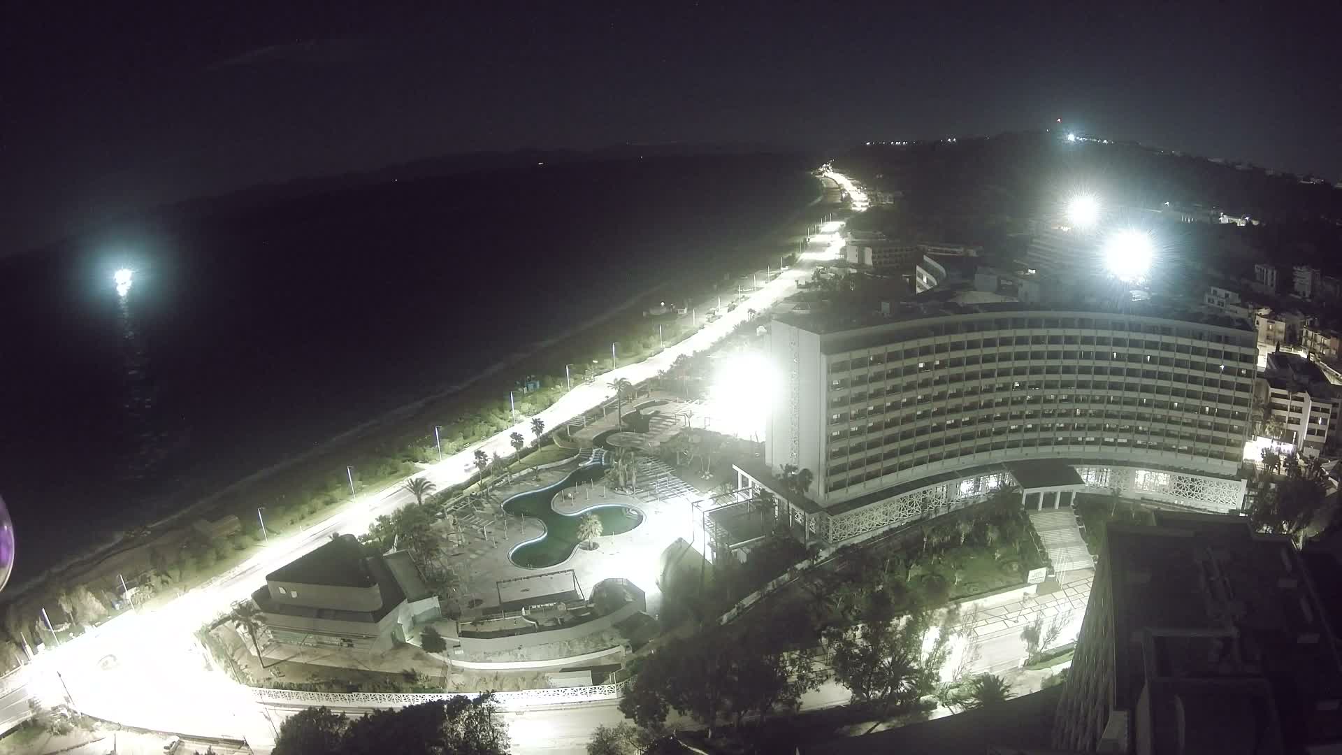 Rhodes, Paralia Ixia Beach Live Cam - Ialysos, Rhodes (Ródos), Dodacanese, South Aegean (Periféreia Notíou Aigaíou), Greece