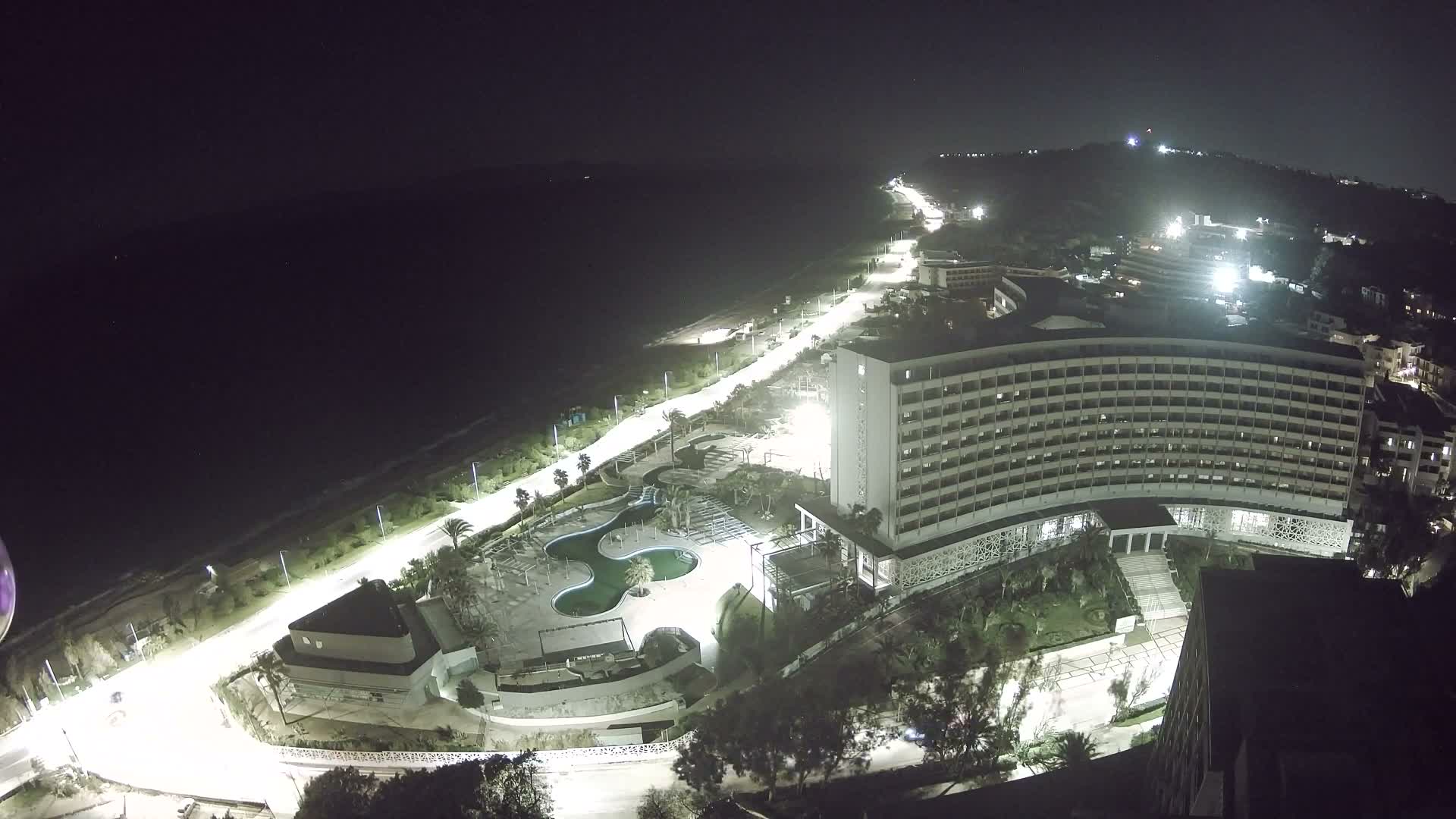 Rhodes, Paralia Ixia Beach Live Cam - Ialysos, Rhodes (Ródos), Dodacanese, South Aegean (Periféreia Notíou Aigaíou), Greece