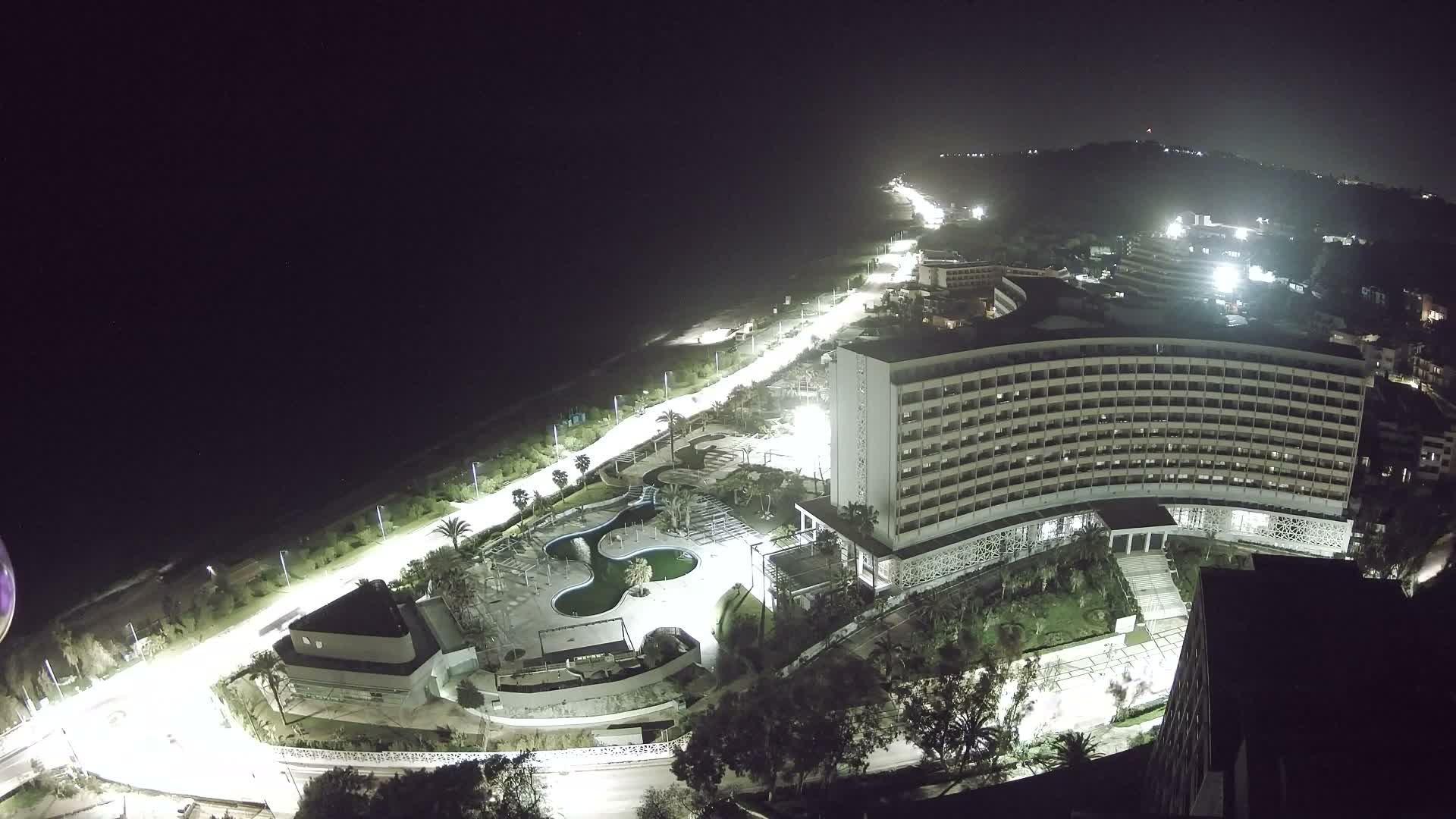 Rhodes, Paralia Ixia Beach Live Cam - Ialysos, Rhodes (Ródos), Dodacanese, South Aegean (Periféreia Notíou Aigaíou), Greece