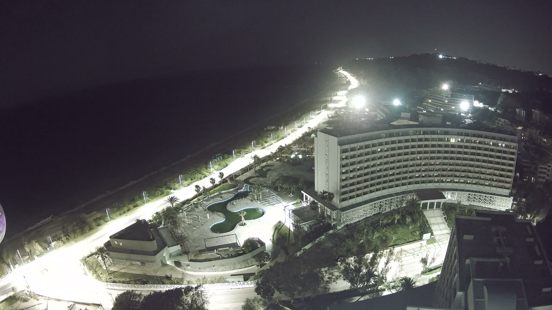 Rhodes, Paralia Ixia Beach Live Cam - Ialysos, Rhodes (Ródos), Dodacanese, South Aegean (Periféreia Notíou Aigaíou), Greece