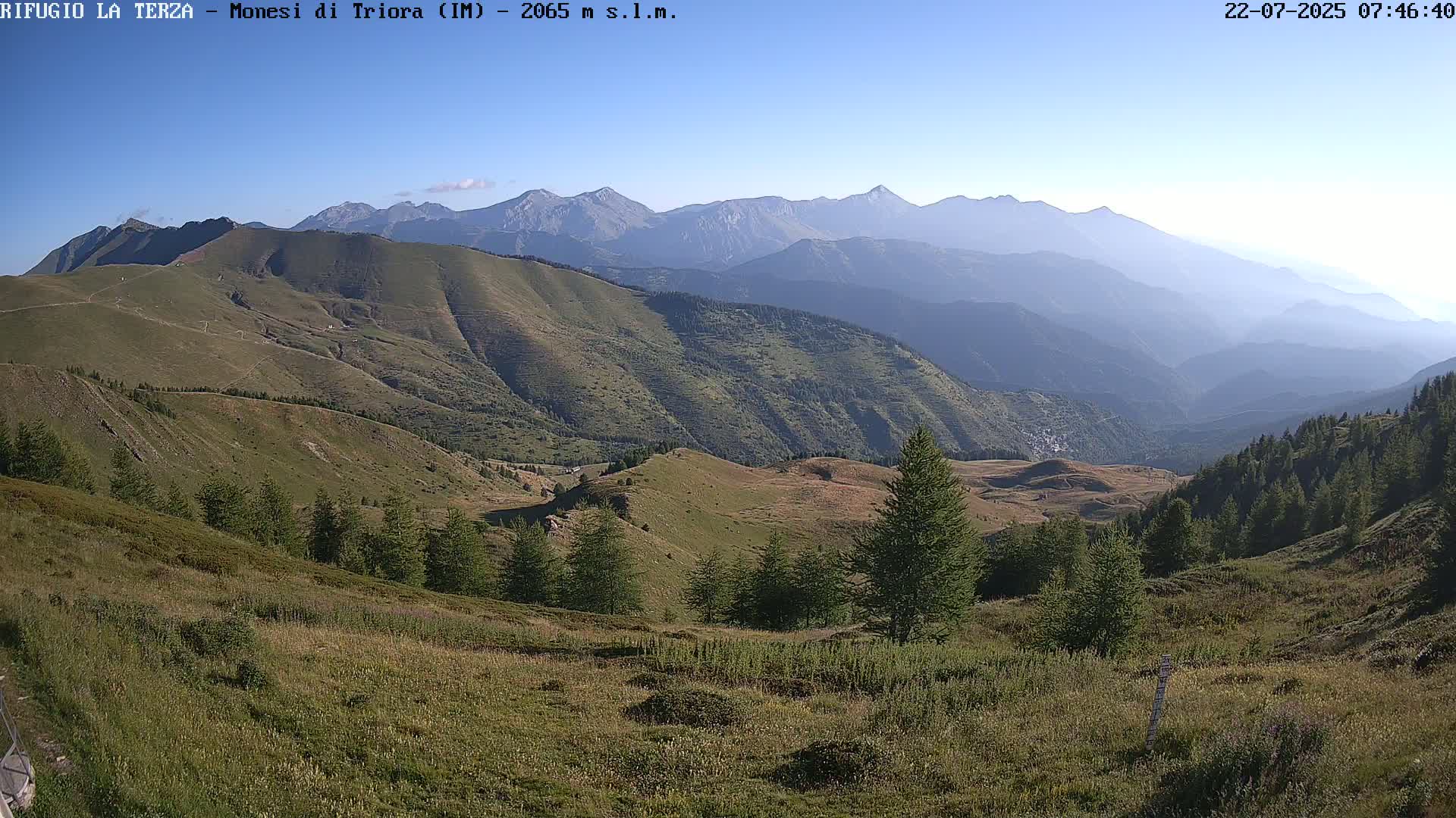 Triora, Parco Naturale Alpi Liguri ( Ligurian Alps Natural Park) Panaromic Live Cam - Imperia, Liguria, Italy