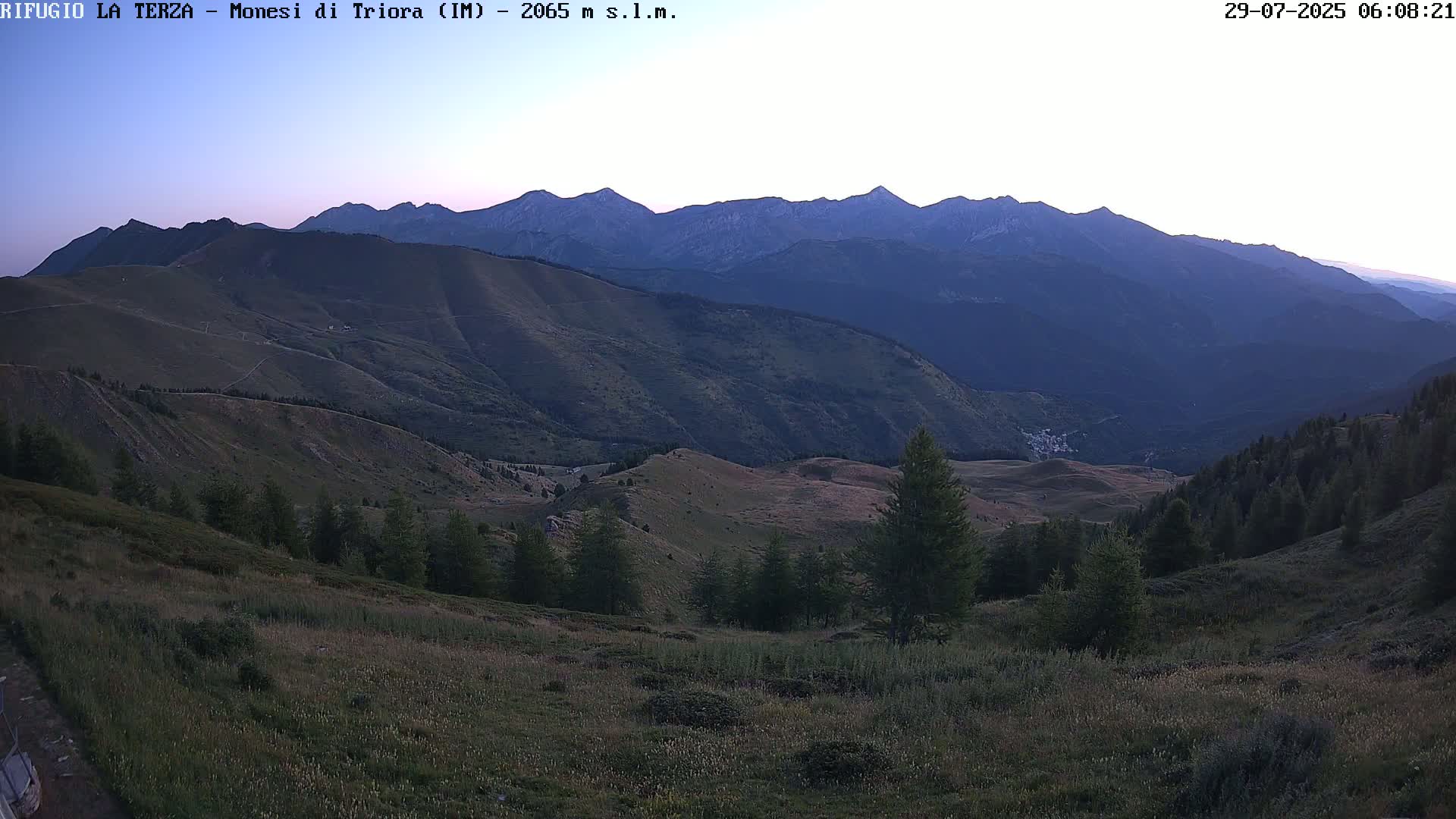 Triora, Parco Naturale Alpi Liguri ( Ligurian Alps Natural Park) Panaromic Live Cam - Imperia, Liguria, Italy