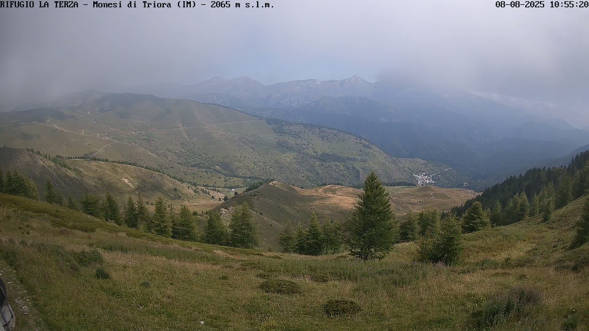 Triora, Parco Naturale Alpi Liguri ( Ligurian Alps Natural Park) Panaromic Live Cam - Imperia, Liguria, Italy