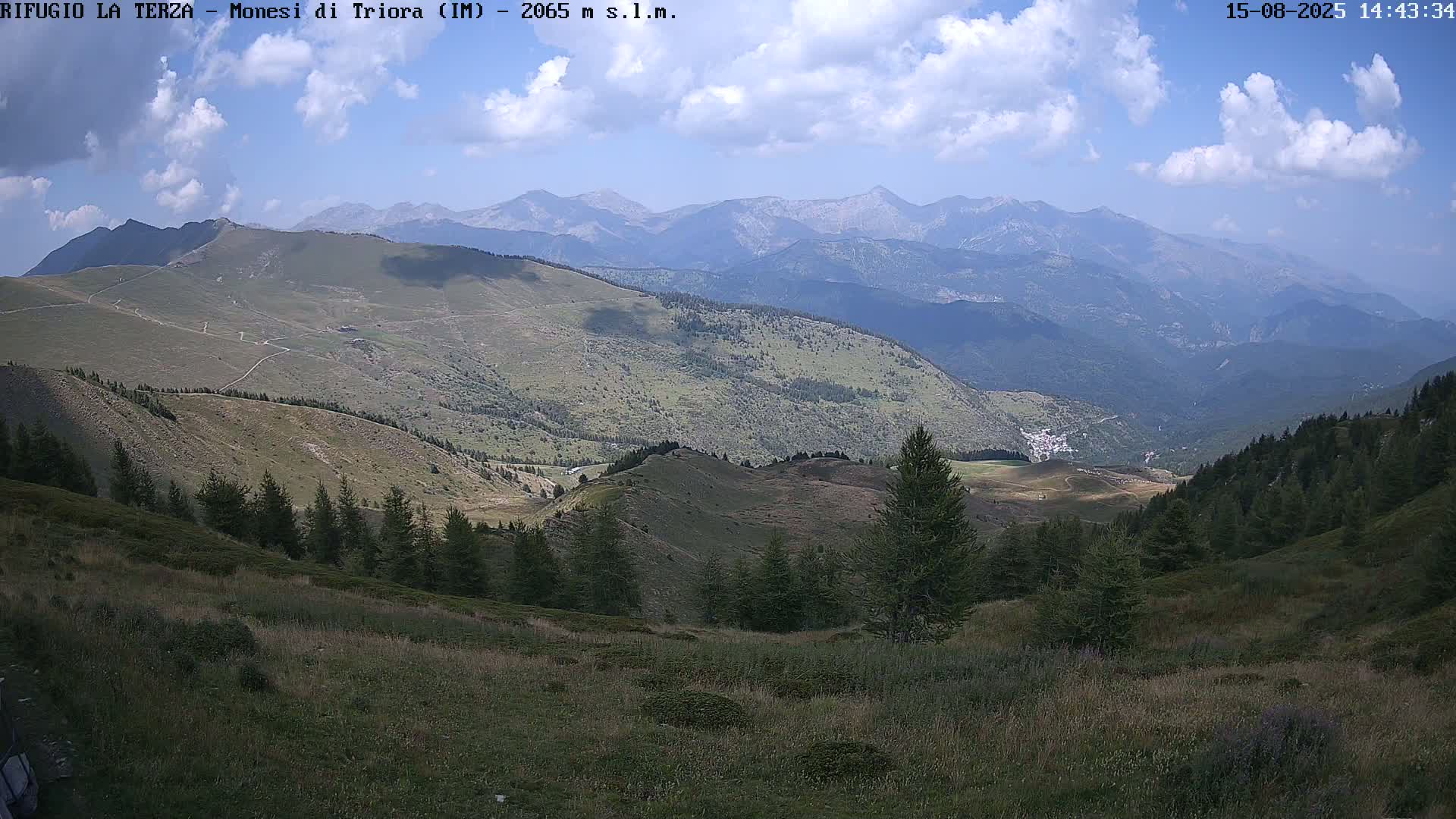 Triora, Parco Naturale Alpi Liguri ( Ligurian Alps Natural Park) Panaromic Live Cam - Imperia, Liguria, Italy