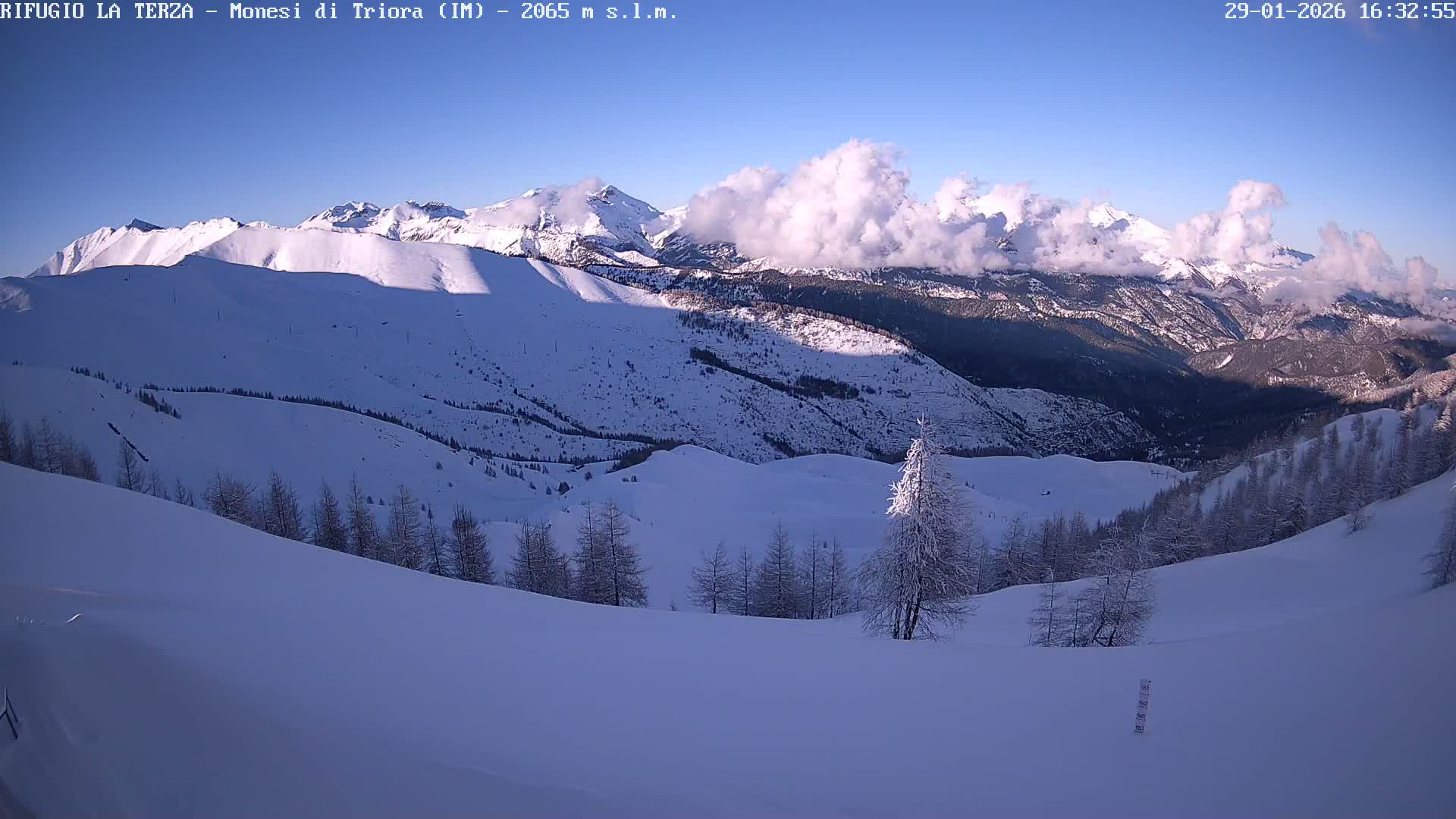 Triora, Parco Naturale Alpi Liguri ( Ligurian Alps Natural Park) Panaromic Live Cam - Imperia, Liguria, Italy