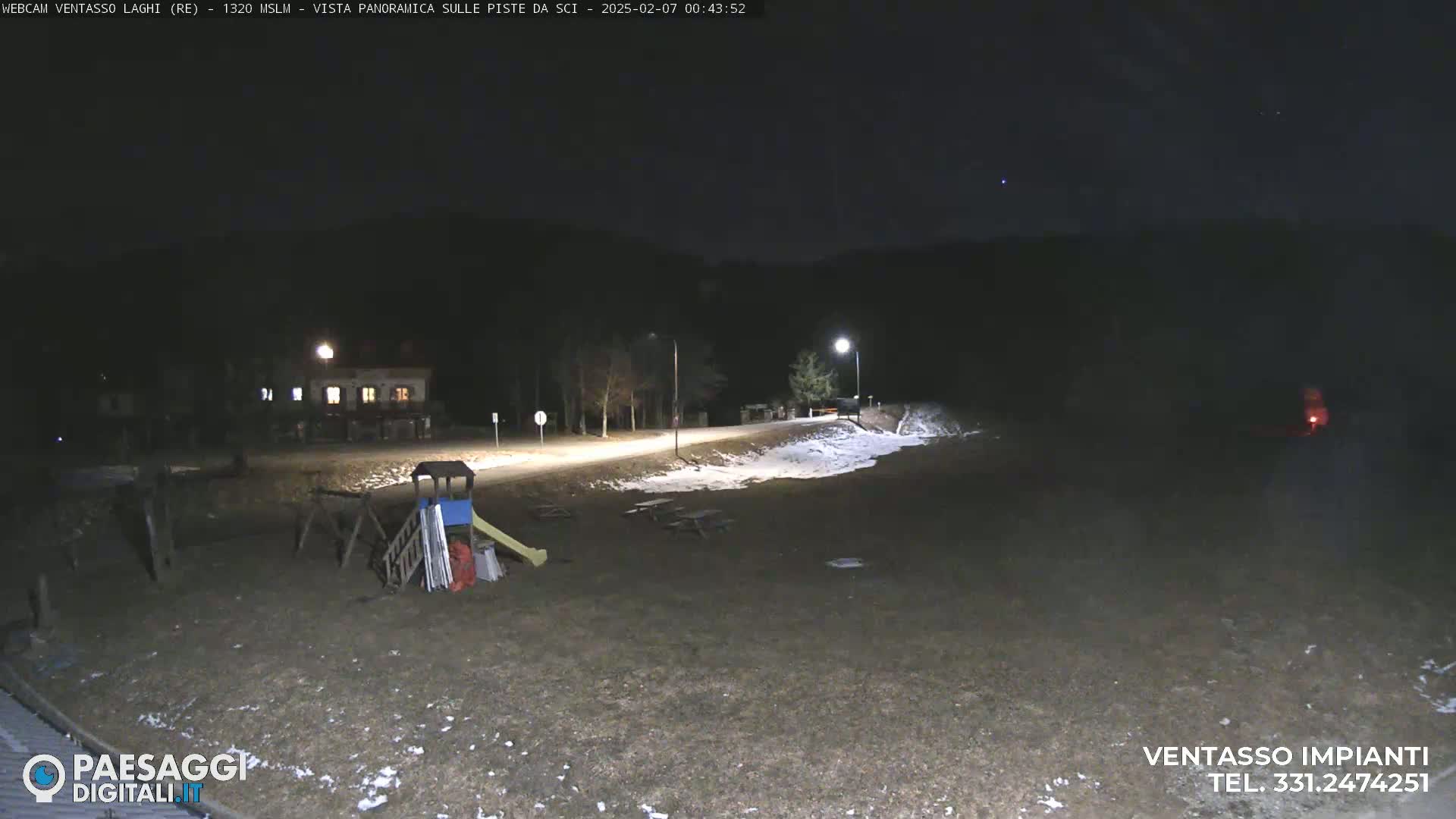 Mount Ventasso & Laghi (Lakes) Ski Slopes Live Cam - Reggio Emilia, Emilia-Romagna, Italy