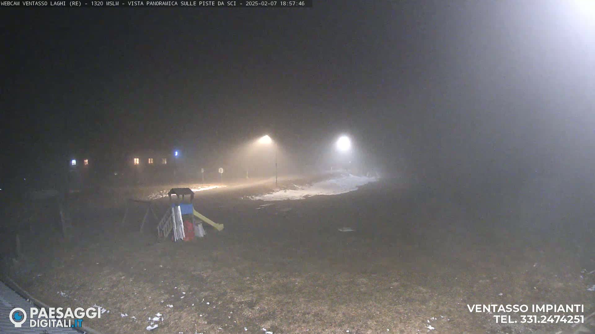Mount Ventasso & Laghi (Lakes) Ski Slopes Live Cam - Reggio Emilia, Emilia-Romagna, Italy