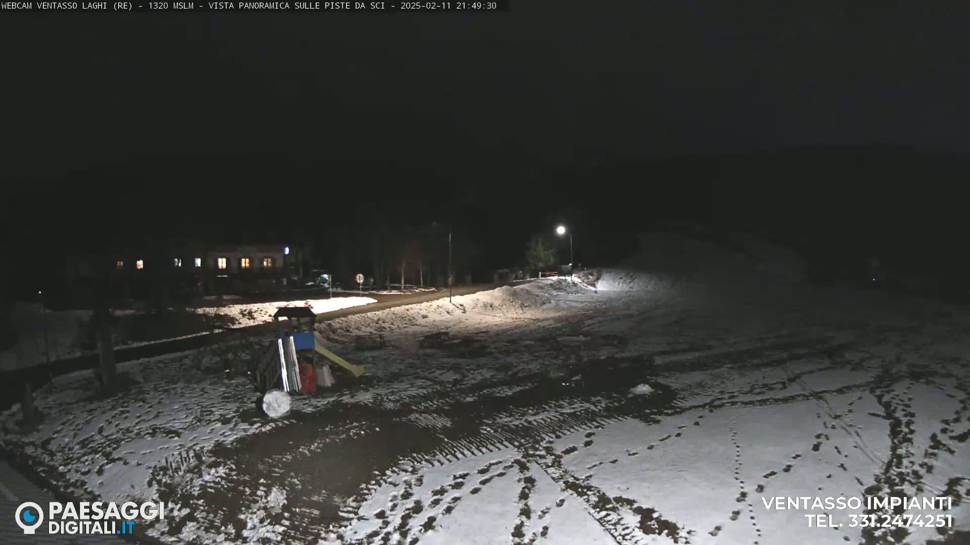 Mount Ventasso & Laghi (Lakes) Ski Slopes Live Cam - Reggio Emilia, Emilia-Romagna, Italy