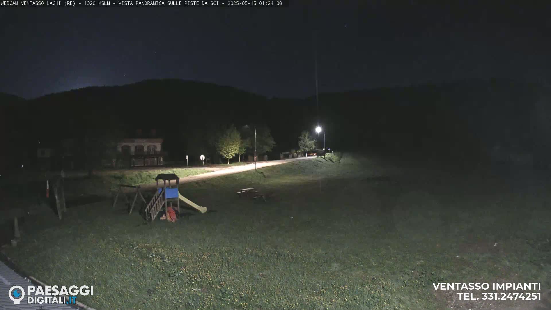 Mount Ventasso & Laghi (Lakes) Ski Slopes Live Cam - Reggio Emilia, Emilia-Romagna, Italy