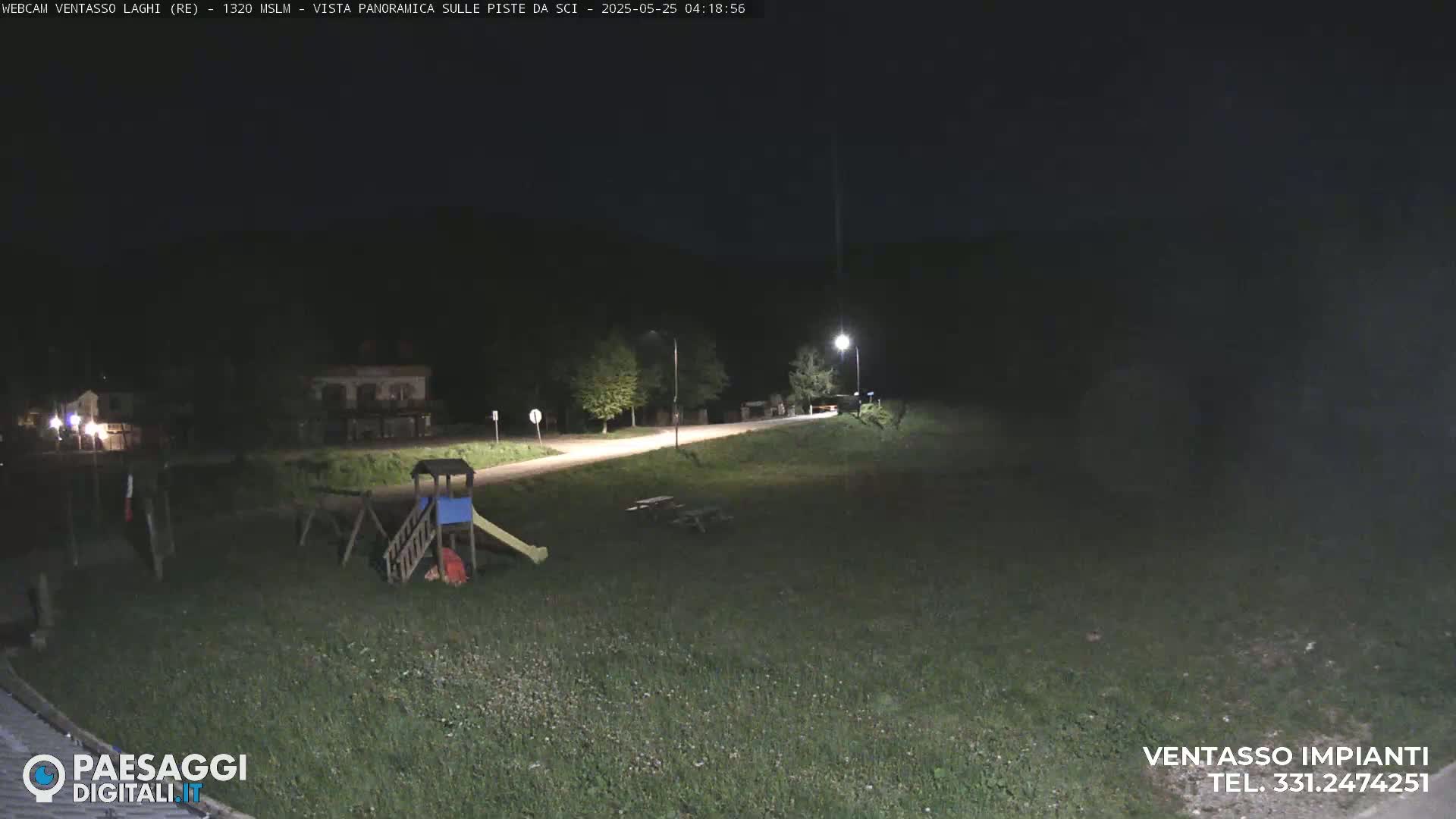 Mount Ventasso & Laghi (Lakes) Ski Slopes Live Cam - Reggio Emilia, Emilia-Romagna, Italy