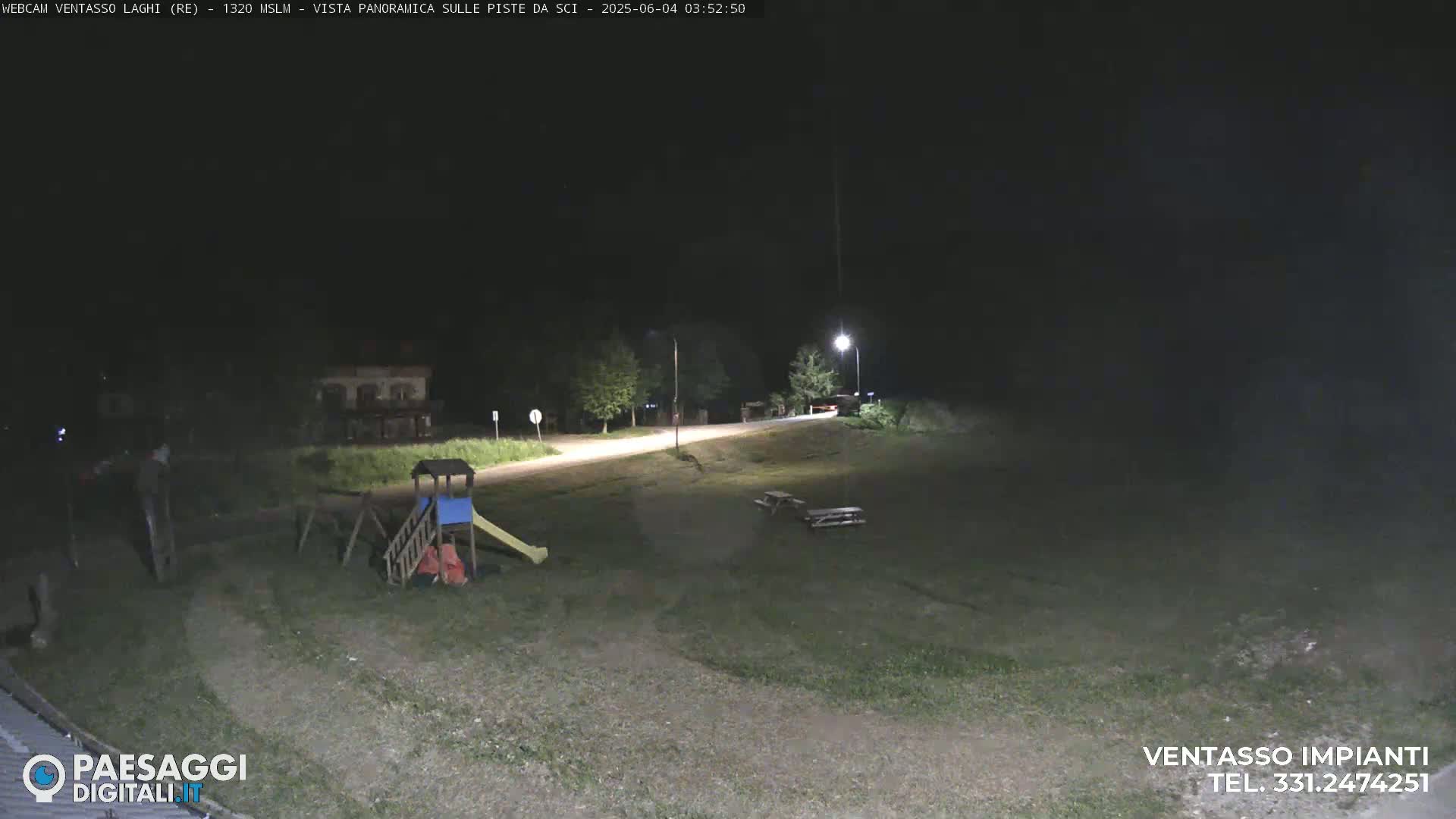 Mount Ventasso & Laghi (Lakes) Ski Slopes Live Cam - Reggio Emilia, Emilia-Romagna, Italy