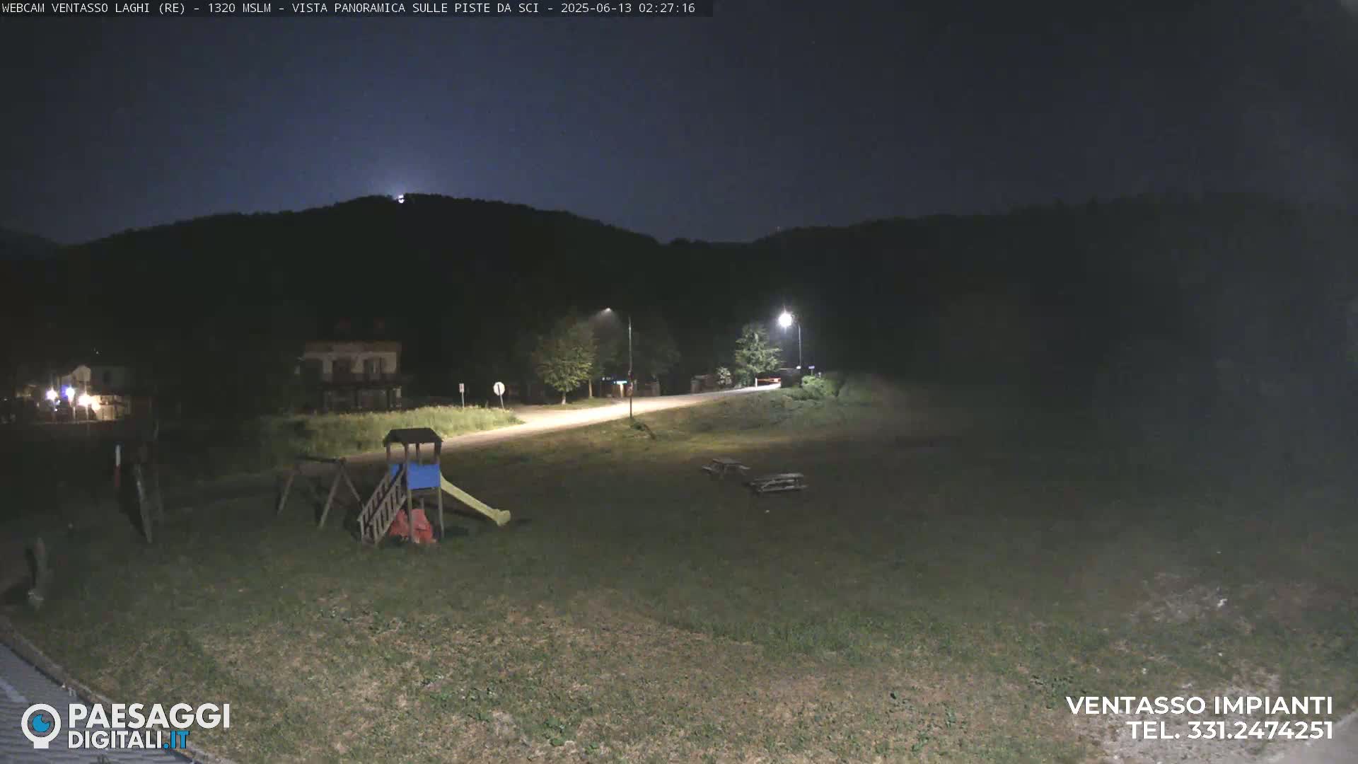 Mount Ventasso & Laghi (Lakes) Ski Slopes Live Cam - Reggio Emilia, Emilia-Romagna, Italy