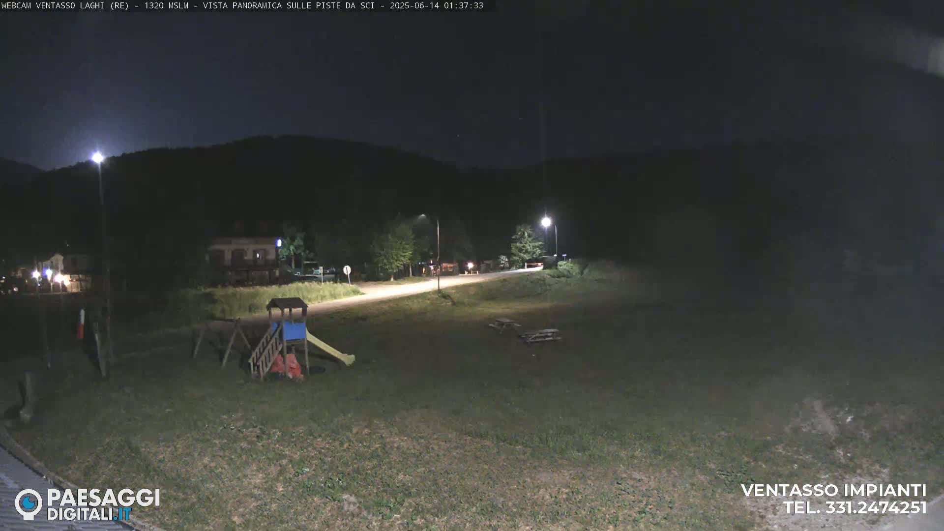 Mount Ventasso & Laghi (Lakes) Ski Slopes Live Cam - Reggio Emilia, Emilia-Romagna, Italy
