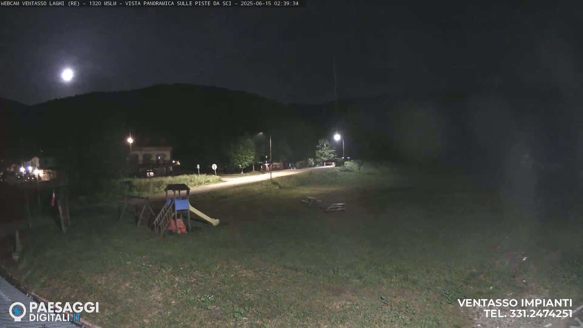 Mount Ventasso & Laghi (Lakes) Ski Slopes Live Cam - Reggio Emilia, Emilia-Romagna, Italy