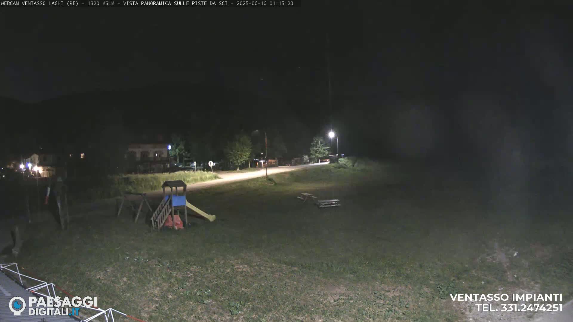 Mount Ventasso & Laghi (Lakes) Ski Slopes Live Cam - Reggio Emilia, Emilia-Romagna, Italy