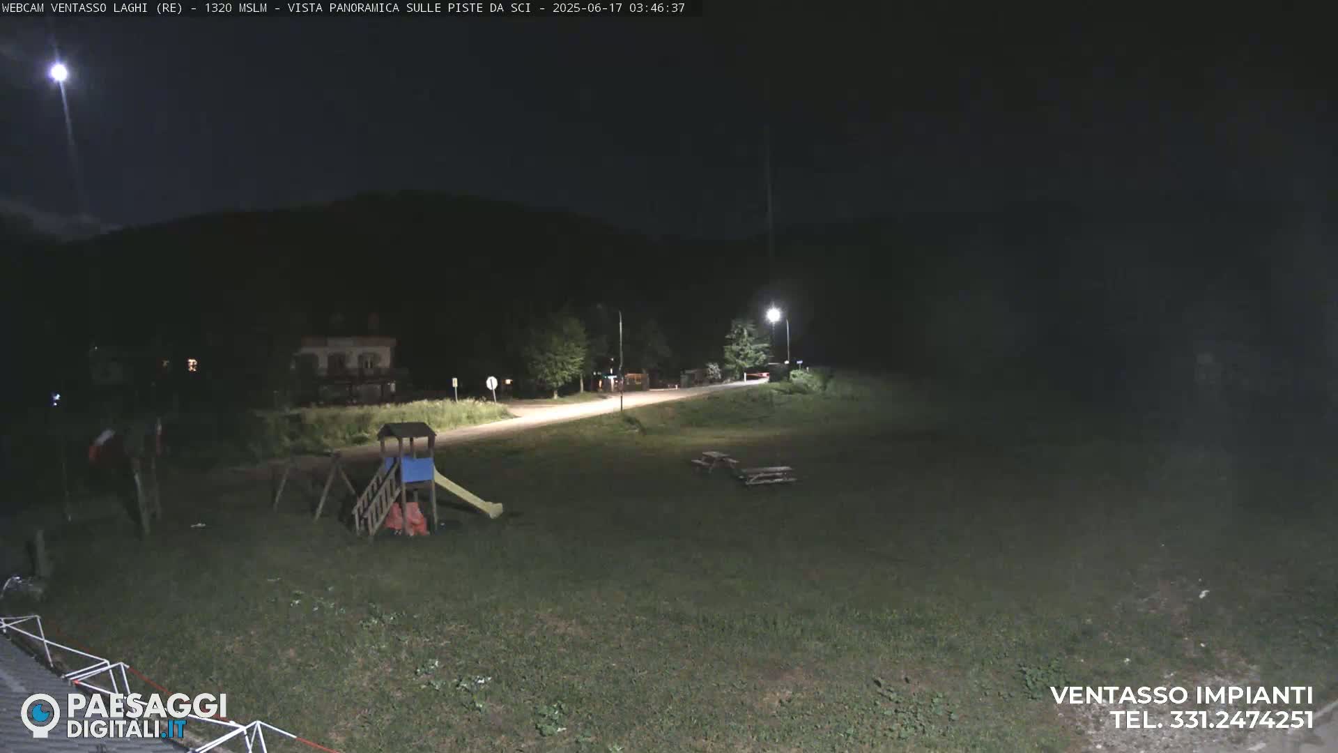 Mount Ventasso & Laghi (Lakes) Ski Slopes Live Cam - Reggio Emilia, Emilia-Romagna, Italy