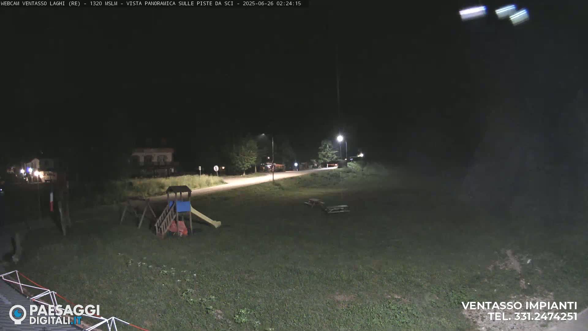 Mount Ventasso & Laghi (Lakes) Ski Slopes Live Cam - Reggio Emilia, Emilia-Romagna, Italy