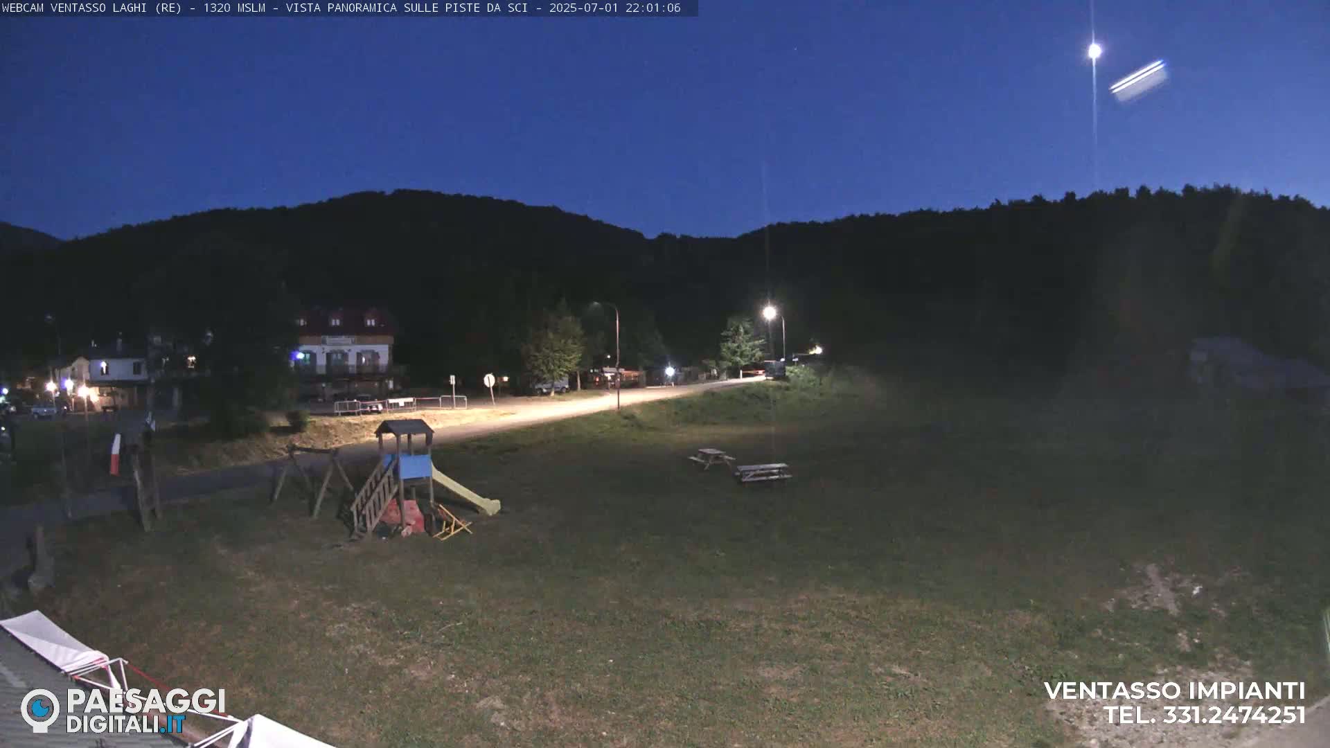 Mount Ventasso & Laghi (Lakes) Ski Slopes Live Cam - Reggio Emilia, Emilia-Romagna, Italy