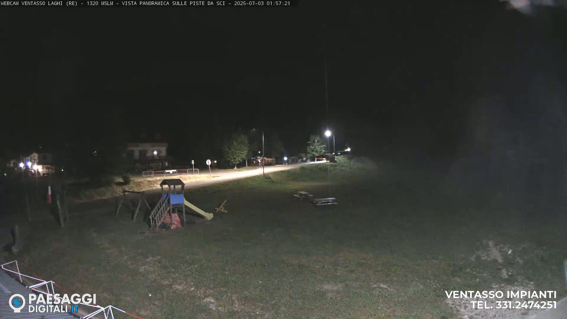 Mount Ventasso & Laghi (Lakes) Ski Slopes Live Cam - Reggio Emilia, Emilia-Romagna, Italy