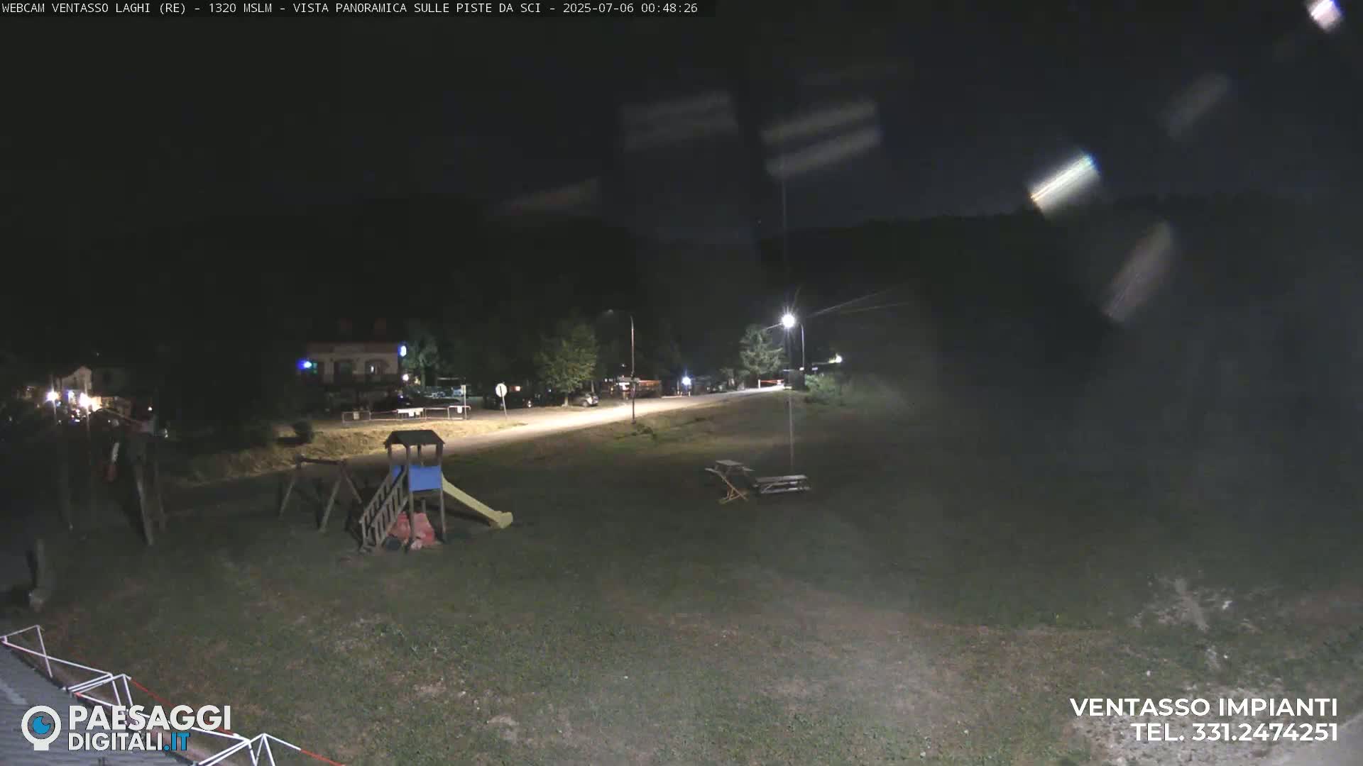 Mount Ventasso & Laghi (Lakes) Ski Slopes Live Cam - Reggio Emilia, Emilia-Romagna, Italy