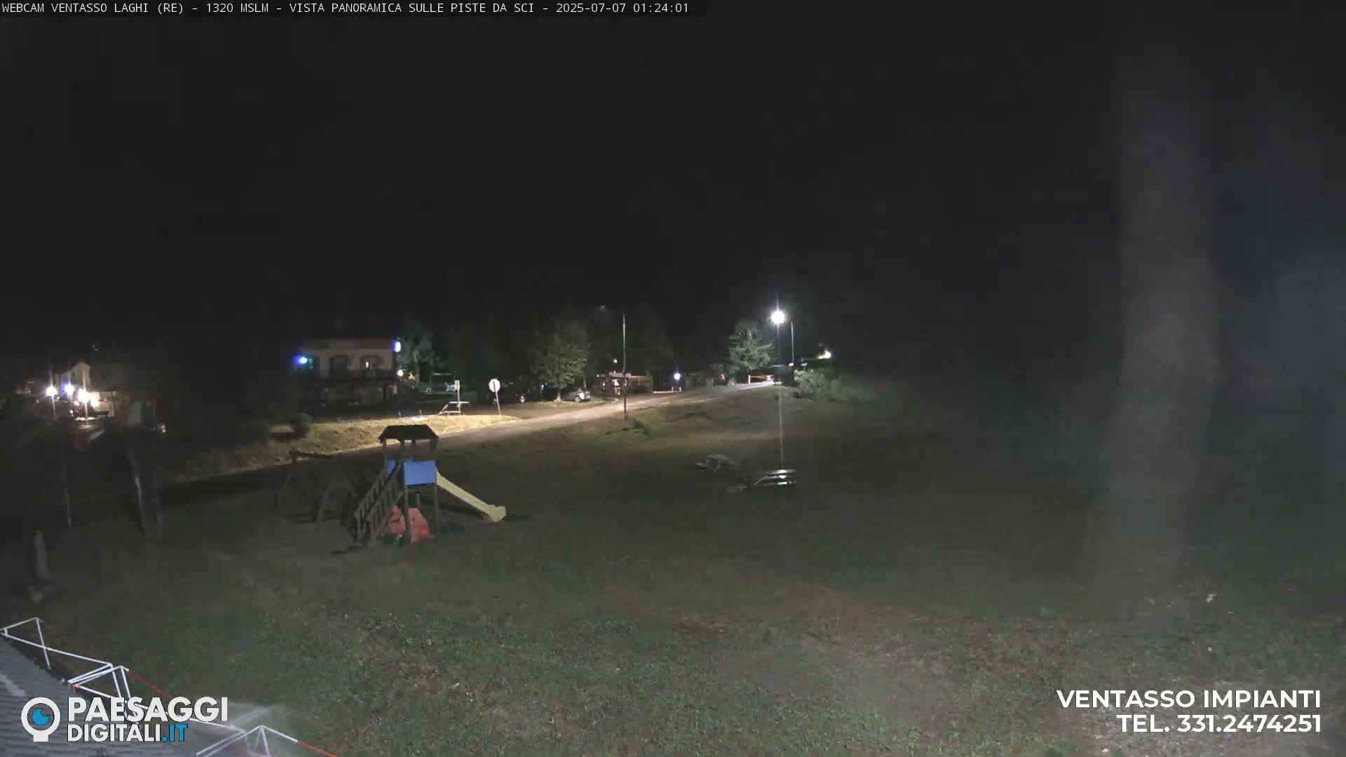 Mount Ventasso & Laghi (Lakes) Ski Slopes Live Cam - Reggio Emilia, Emilia-Romagna, Italy
