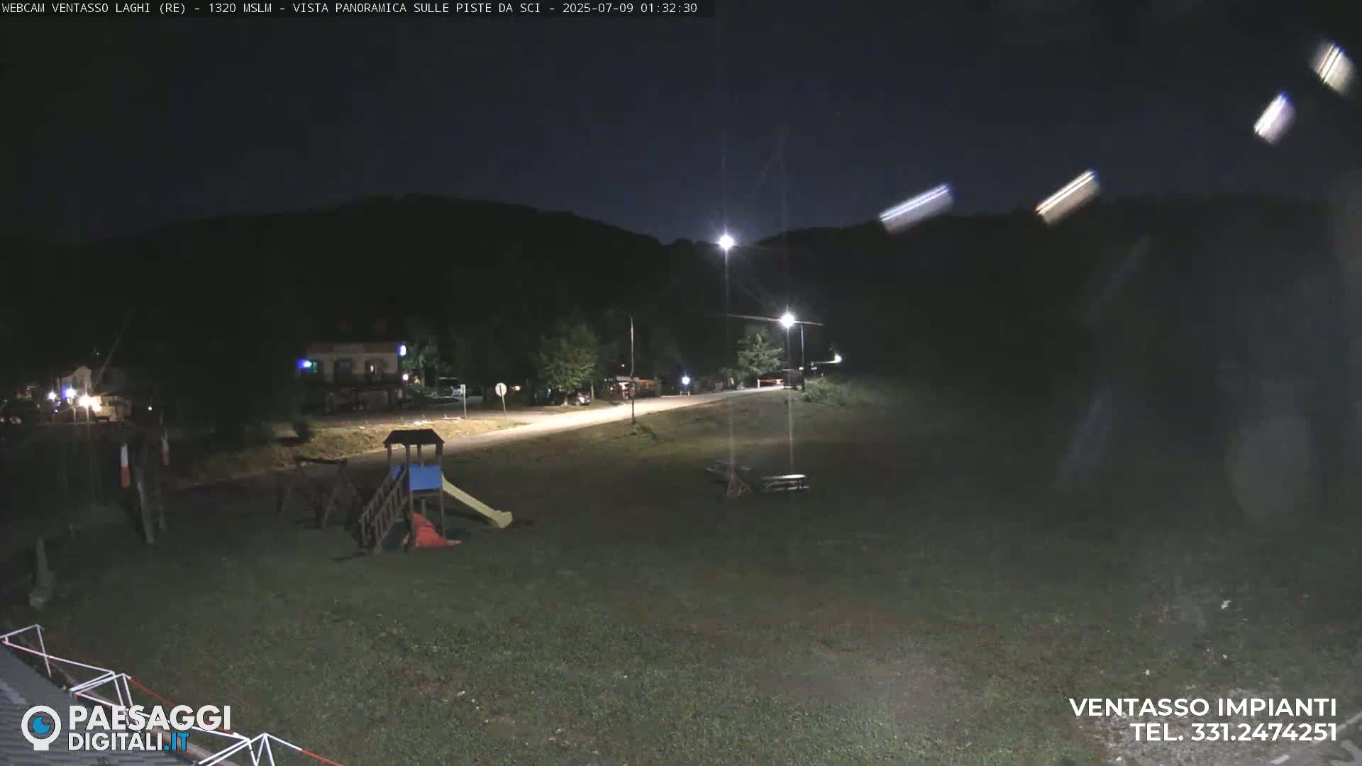 Mount Ventasso & Laghi (Lakes) Ski Slopes Live Cam - Reggio Emilia, Emilia-Romagna, Italy