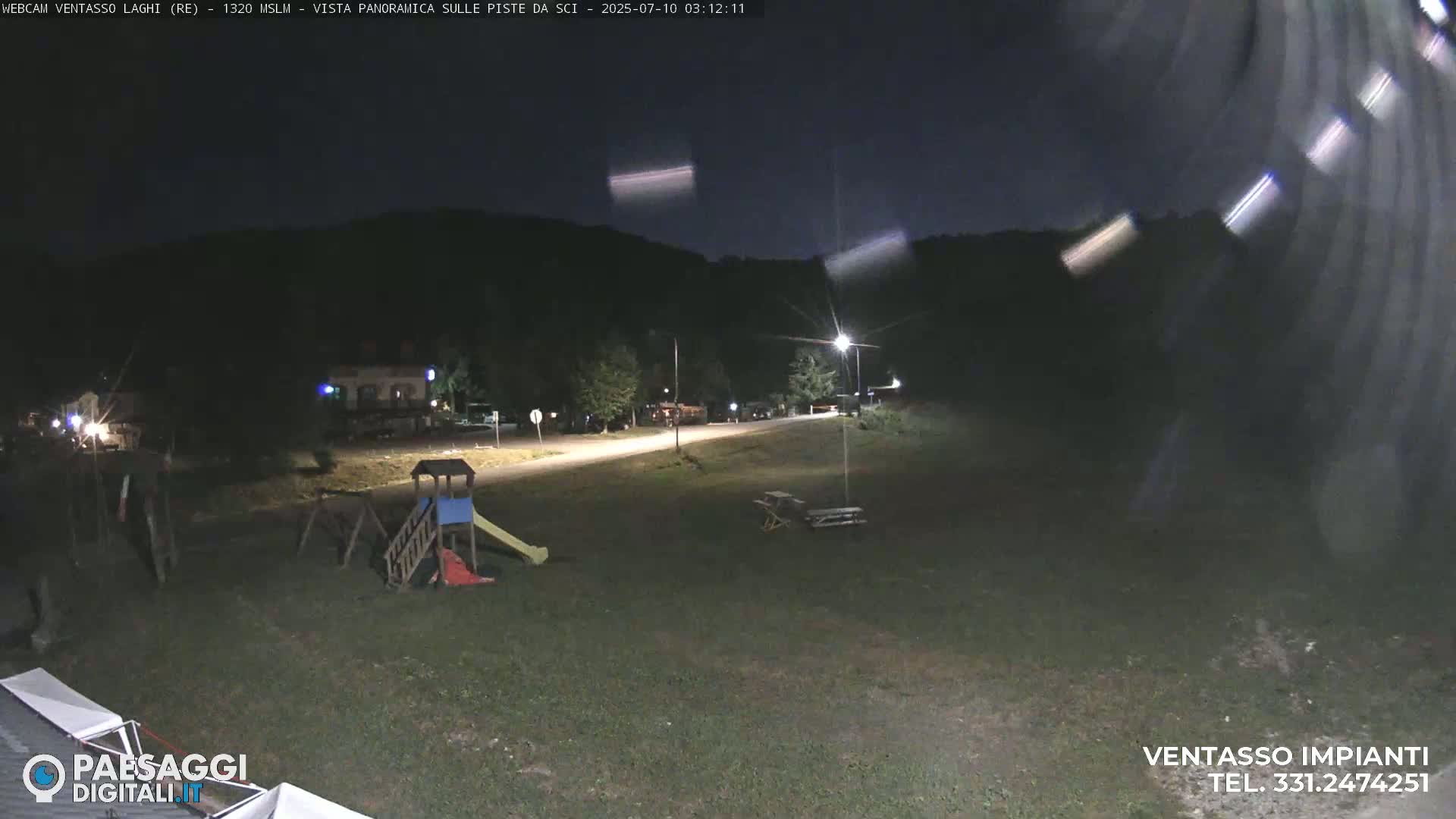 Mount Ventasso & Laghi (Lakes) Ski Slopes Live Cam - Reggio Emilia, Emilia-Romagna, Italy