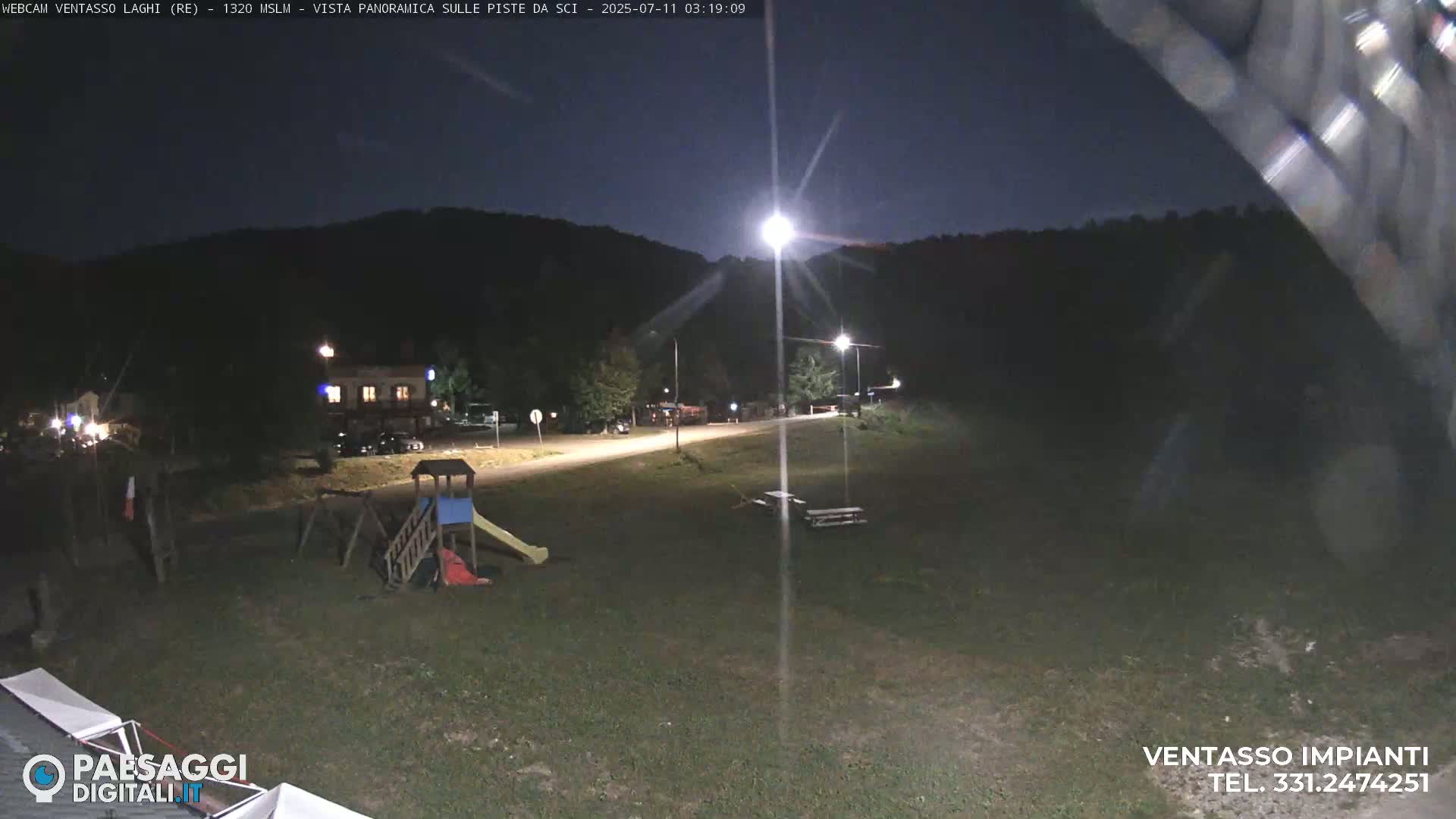 Mount Ventasso & Laghi (Lakes) Ski Slopes Live Cam - Reggio Emilia, Emilia-Romagna, Italy