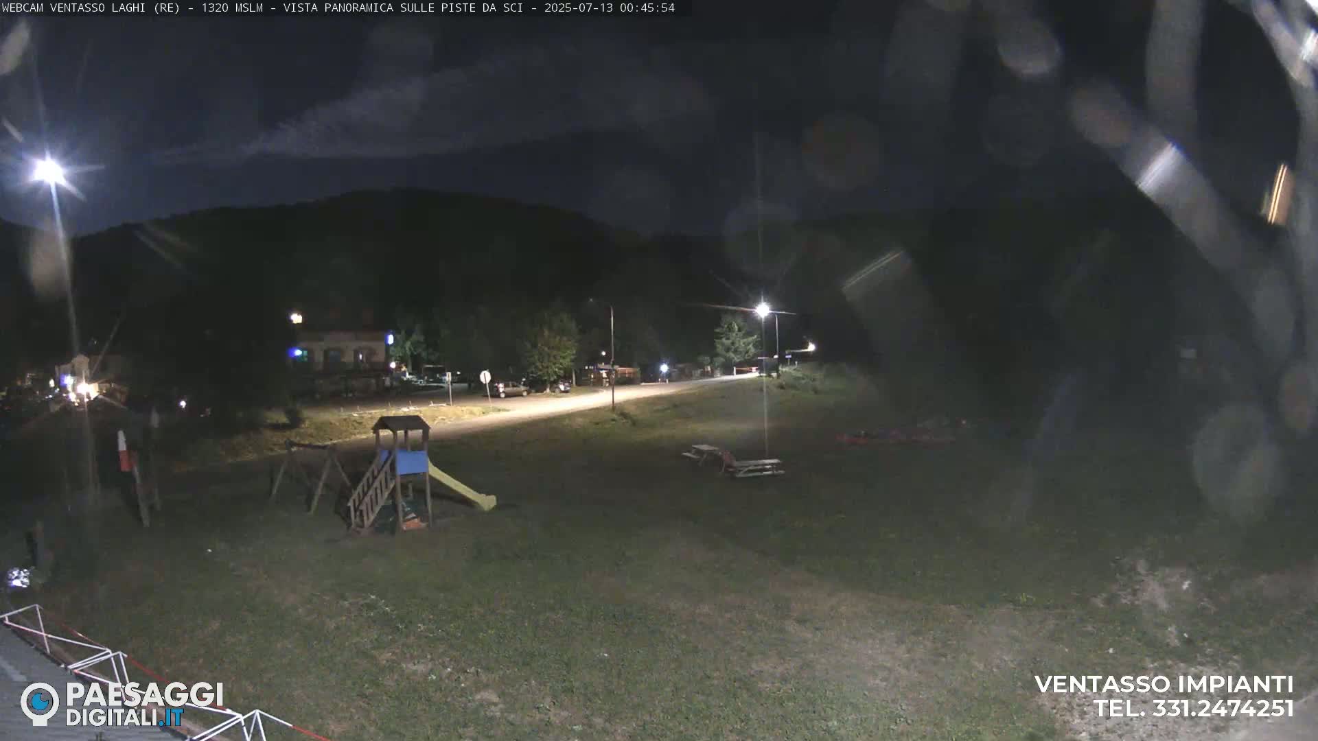 Mount Ventasso & Laghi (Lakes) Ski Slopes Live Cam - Reggio Emilia, Emilia-Romagna, Italy
