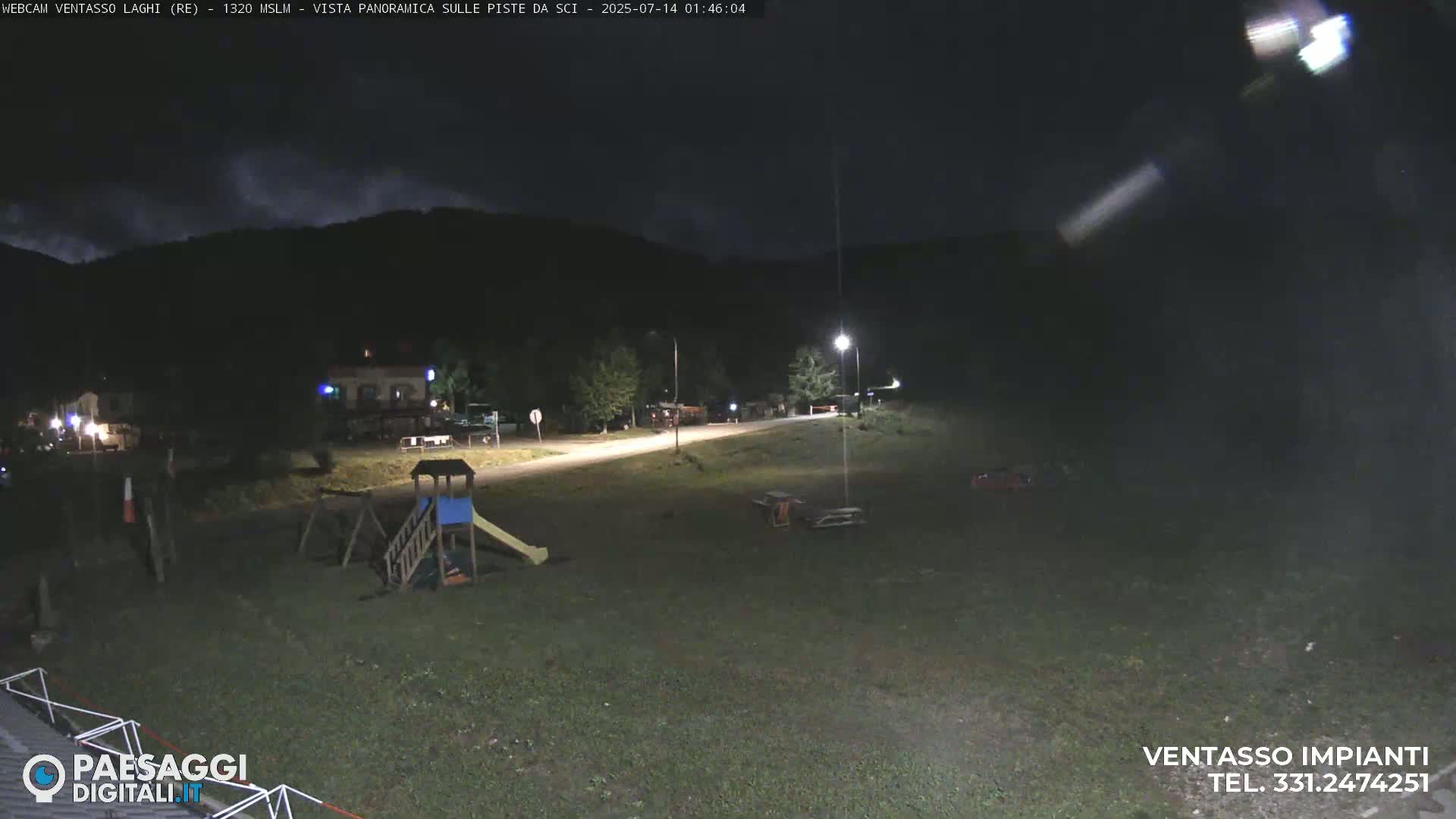 Mount Ventasso & Laghi (Lakes) Ski Slopes Live Cam - Reggio Emilia, Emilia-Romagna, Italy