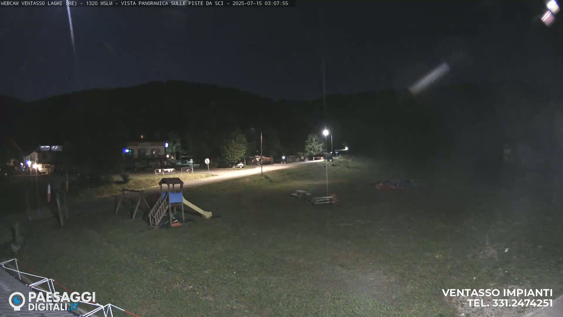 Mount Ventasso & Laghi (Lakes) Ski Slopes Live Cam - Reggio Emilia, Emilia-Romagna, Italy