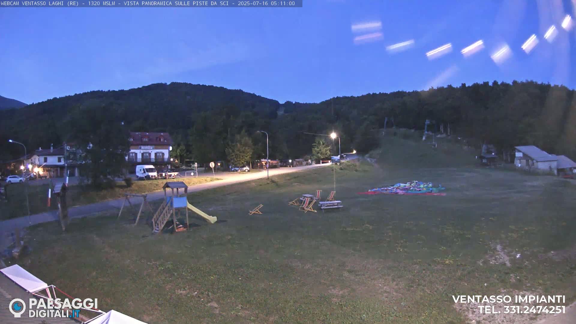 Mount Ventasso & Laghi (Lakes) Ski Slopes Live Cam - Reggio Emilia, Emilia-Romagna, Italy