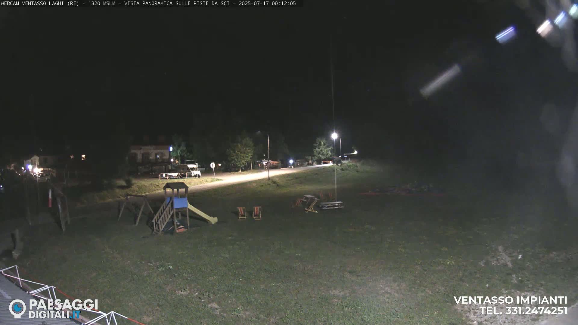 Mount Ventasso & Laghi (Lakes) Ski Slopes Live Cam - Reggio Emilia, Emilia-Romagna, Italy