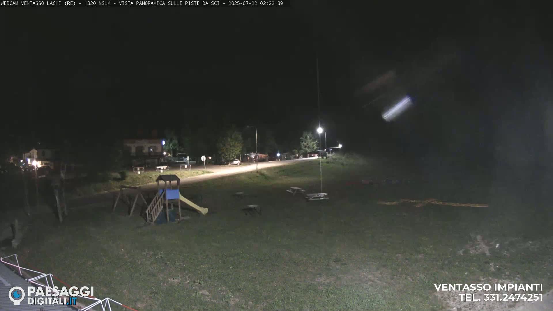 Mount Ventasso & Laghi (Lakes) Ski Slopes Live Cam - Reggio Emilia, Emilia-Romagna, Italy