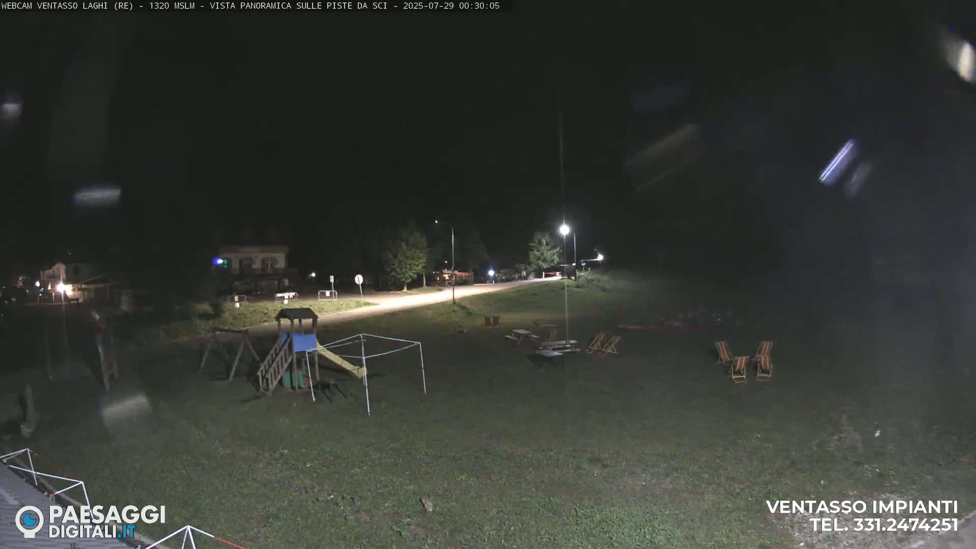 Mount Ventasso & Laghi (Lakes) Ski Slopes Live Cam - Reggio Emilia, Emilia-Romagna, Italy