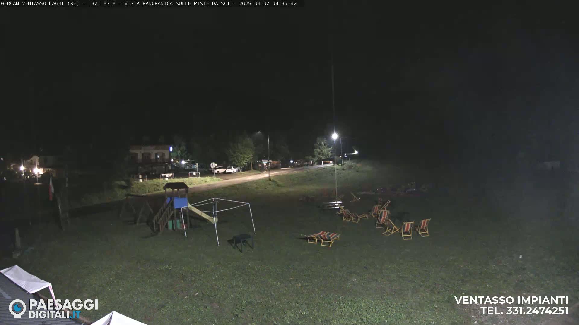 Mount Ventasso & Laghi (Lakes) Ski Slopes Live Cam - Reggio Emilia, Emilia-Romagna, Italy