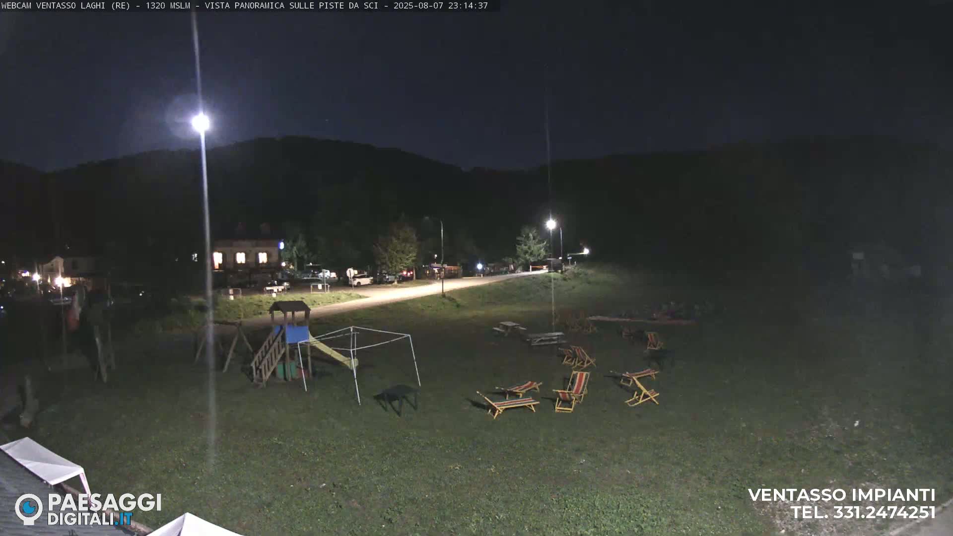 Mount Ventasso & Laghi (Lakes) Ski Slopes Live Cam - Reggio Emilia, Emilia-Romagna, Italy