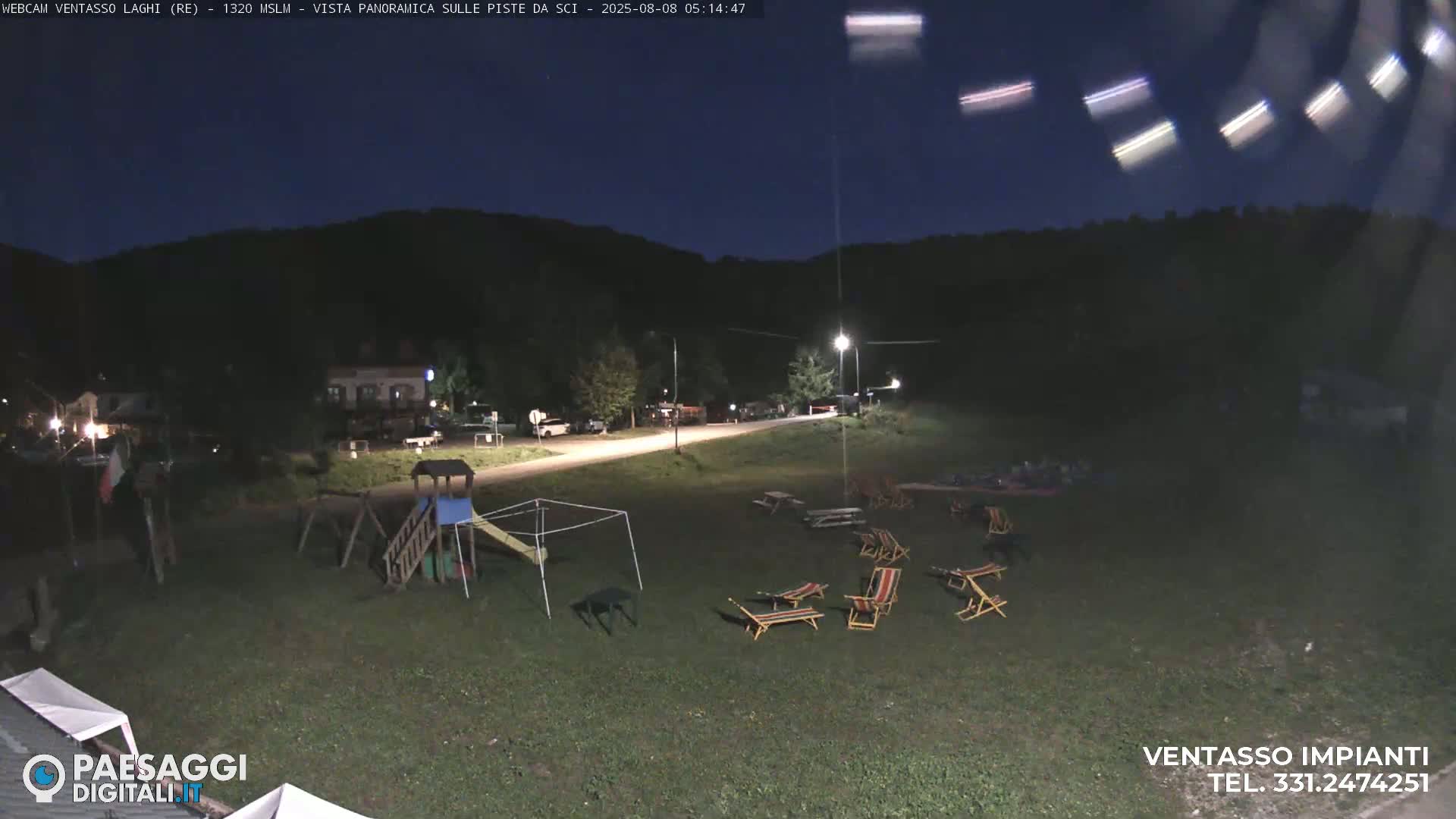 Mount Ventasso & Laghi (Lakes) Ski Slopes Live Cam - Reggio Emilia, Emilia-Romagna, Italy