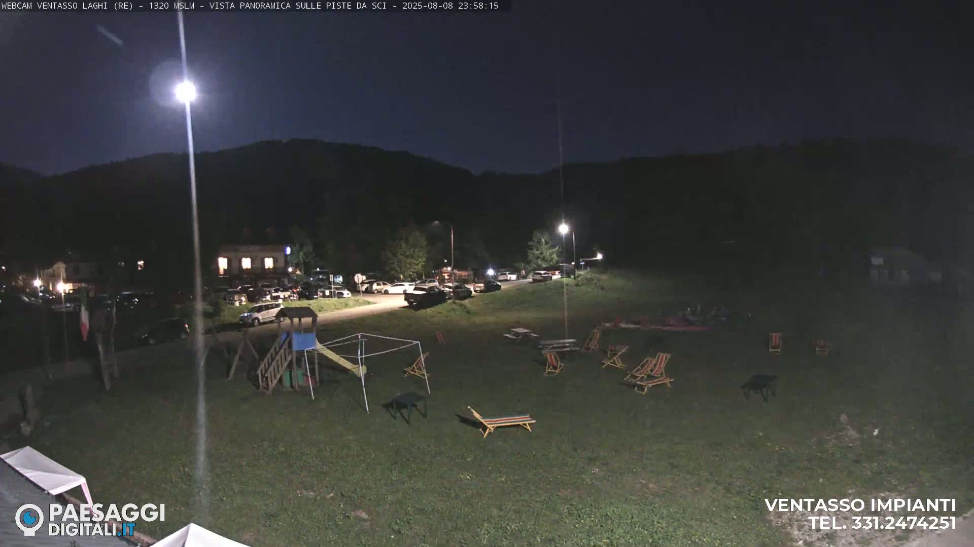 Mount Ventasso & Laghi (Lakes) Ski Slopes Live Cam - Reggio Emilia, Emilia-Romagna, Italy