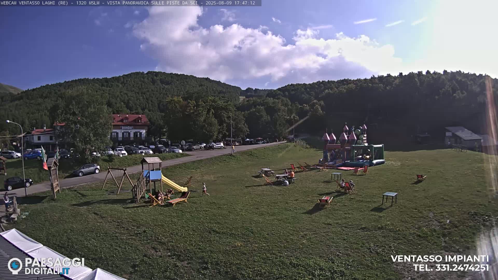 Mount Ventasso & Laghi (Lakes) Ski Slopes Live Cam - Reggio Emilia, Emilia-Romagna, Italy