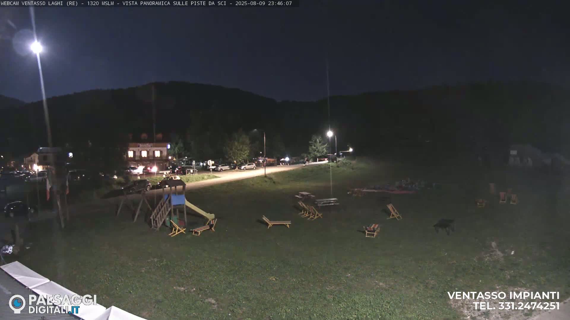 Mount Ventasso & Laghi (Lakes) Ski Slopes Live Cam - Reggio Emilia, Emilia-Romagna, Italy