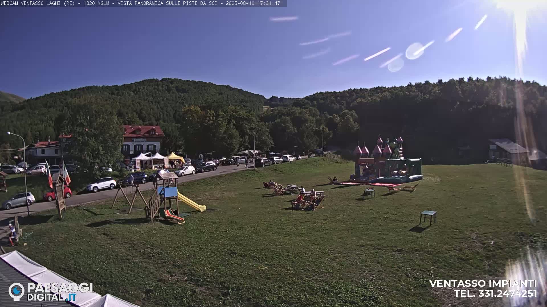Mount Ventasso & Laghi (Lakes) Ski Slopes Live Cam - Reggio Emilia, Emilia-Romagna, Italy