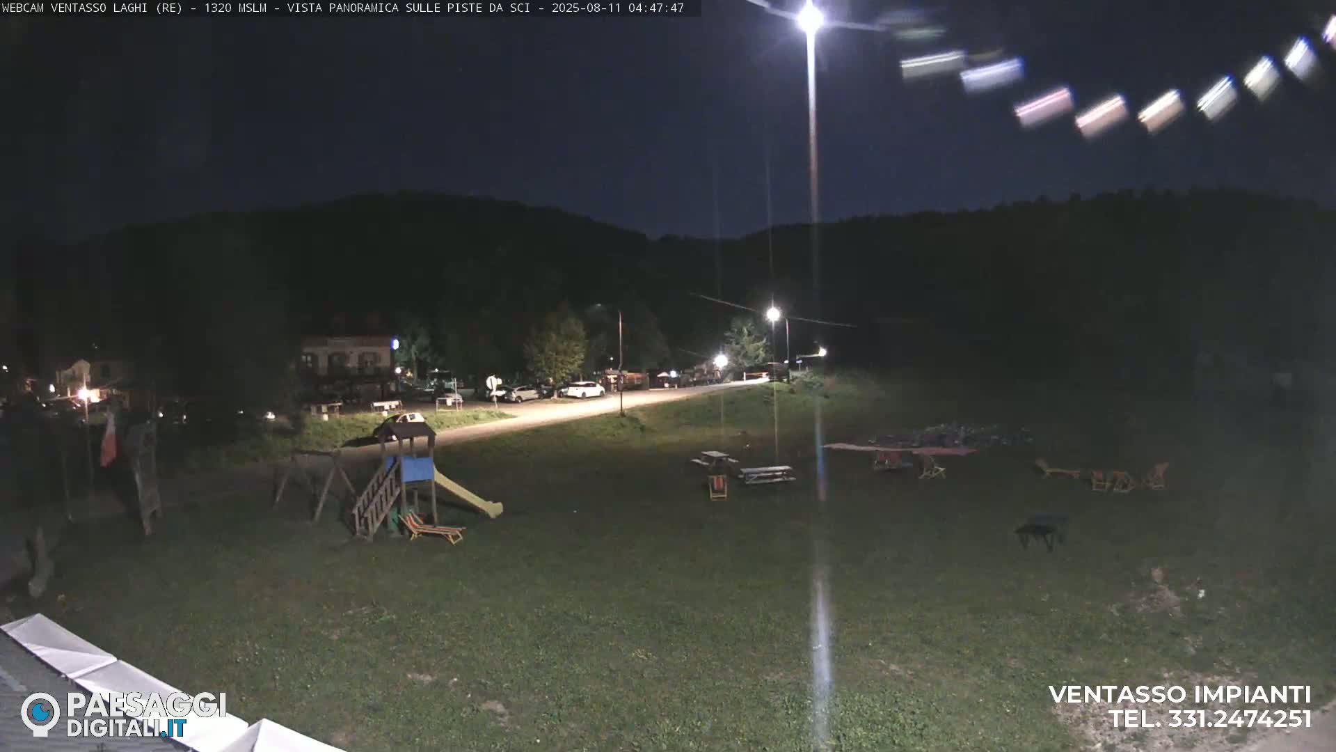 Mount Ventasso & Laghi (Lakes) Ski Slopes Live Cam - Reggio Emilia, Emilia-Romagna, Italy