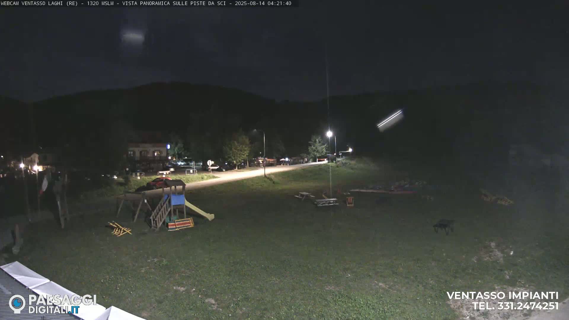 Mount Ventasso & Laghi (Lakes) Ski Slopes Live Cam - Reggio Emilia, Emilia-Romagna, Italy